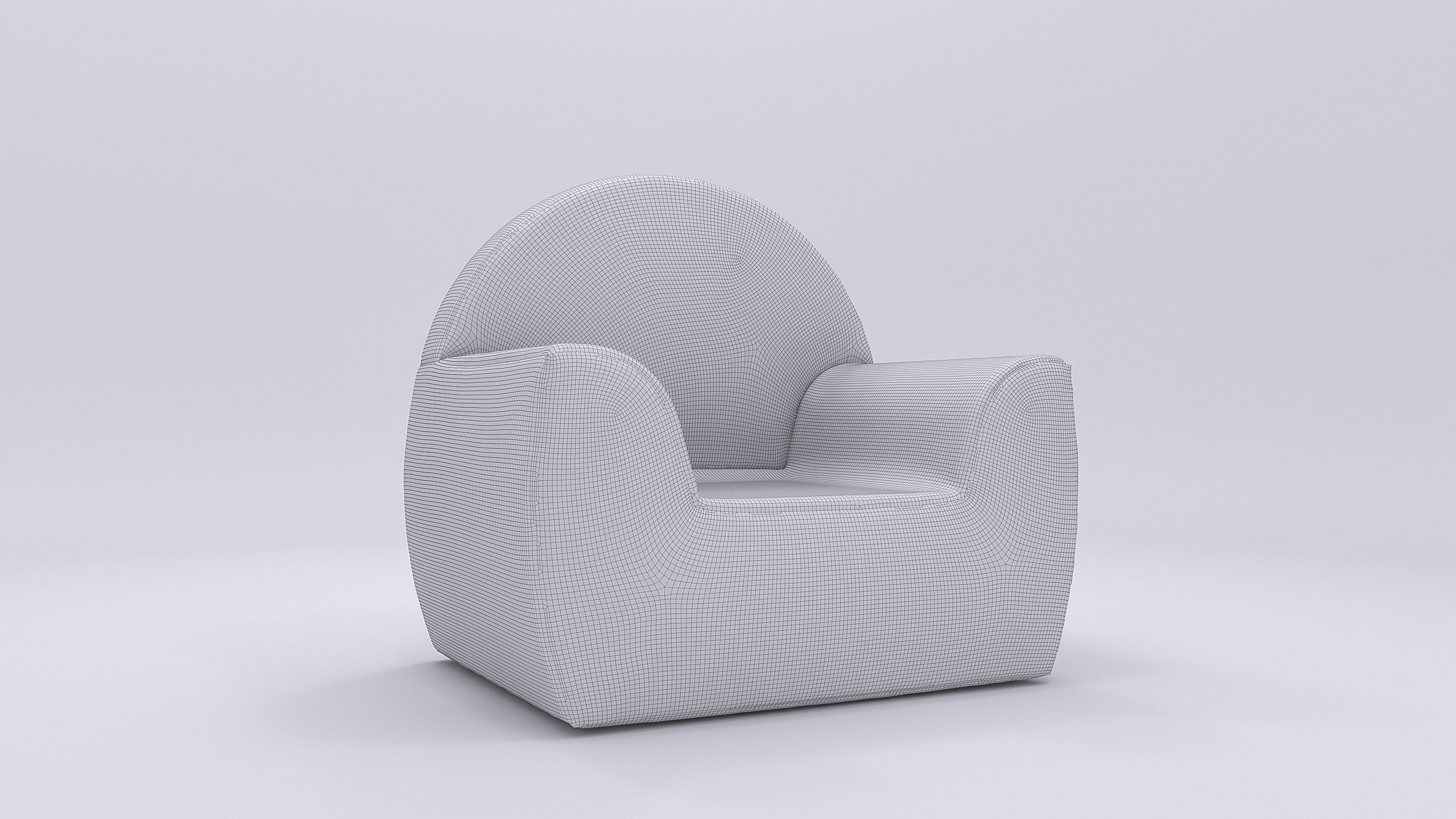 Childrens furniture set Azzurra Rinascimento antique white 3D model_17