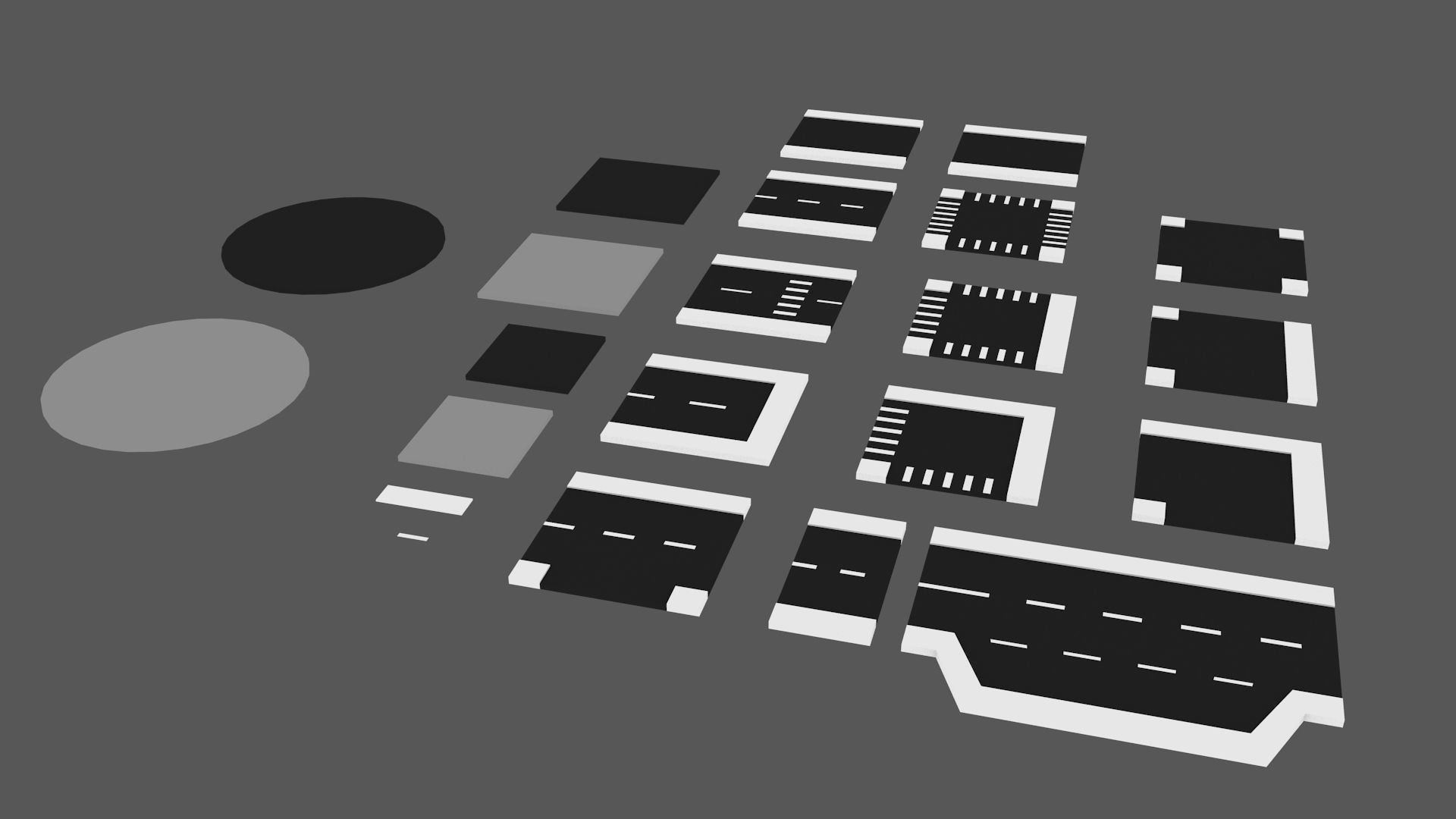 Cartoon Town pack Low-poly 3D model_27