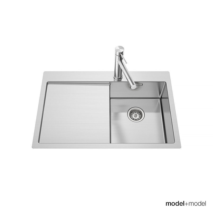 Blanco Claron sinks 3D model_4