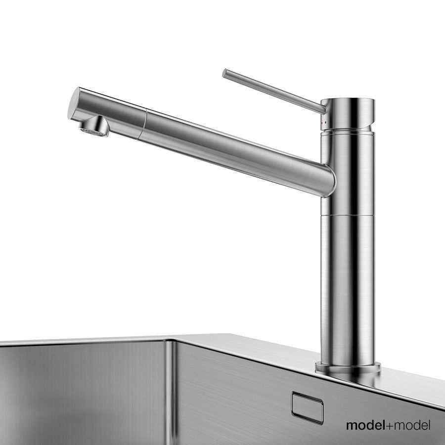 Blanco Claron sinks 3D model_10
