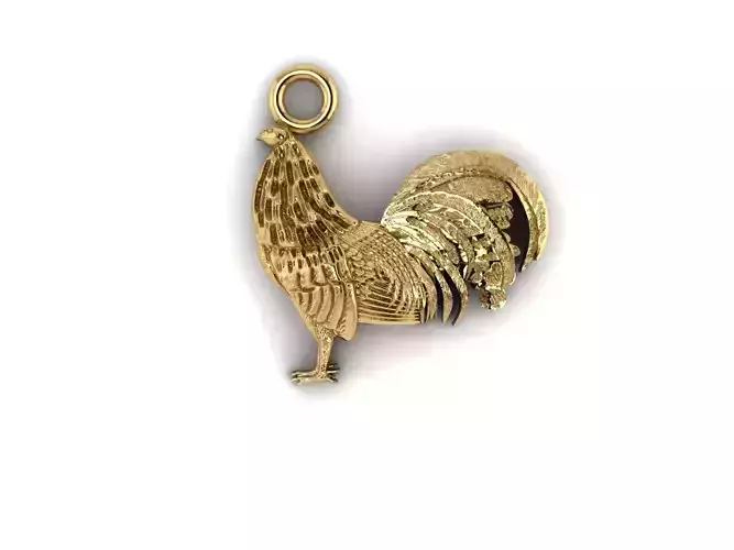 Chicken Cock Cambodia Pendant