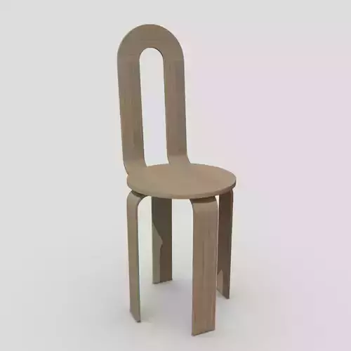 Chair 3 made of wood