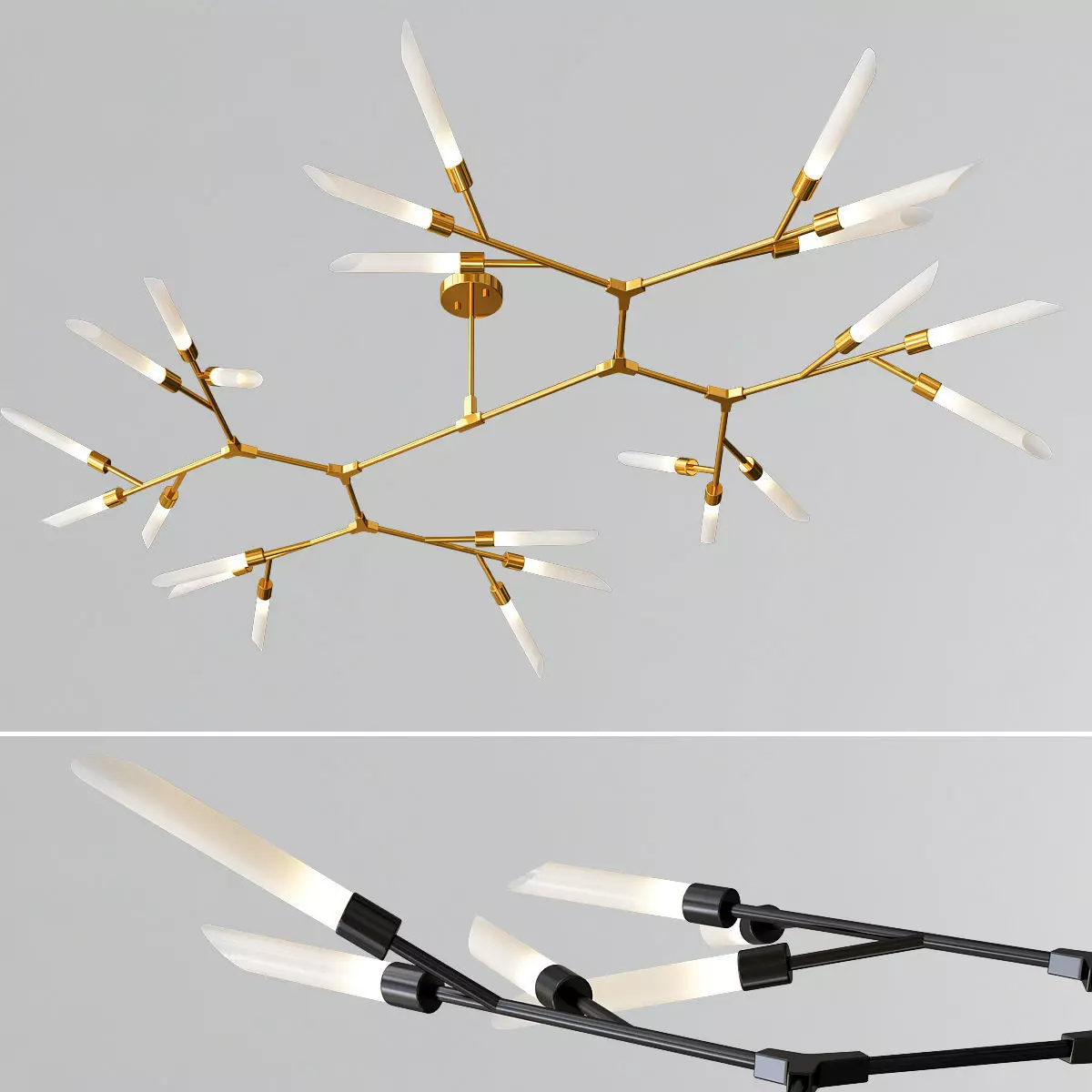 Post Modern Rotatable Branch 3D model_0