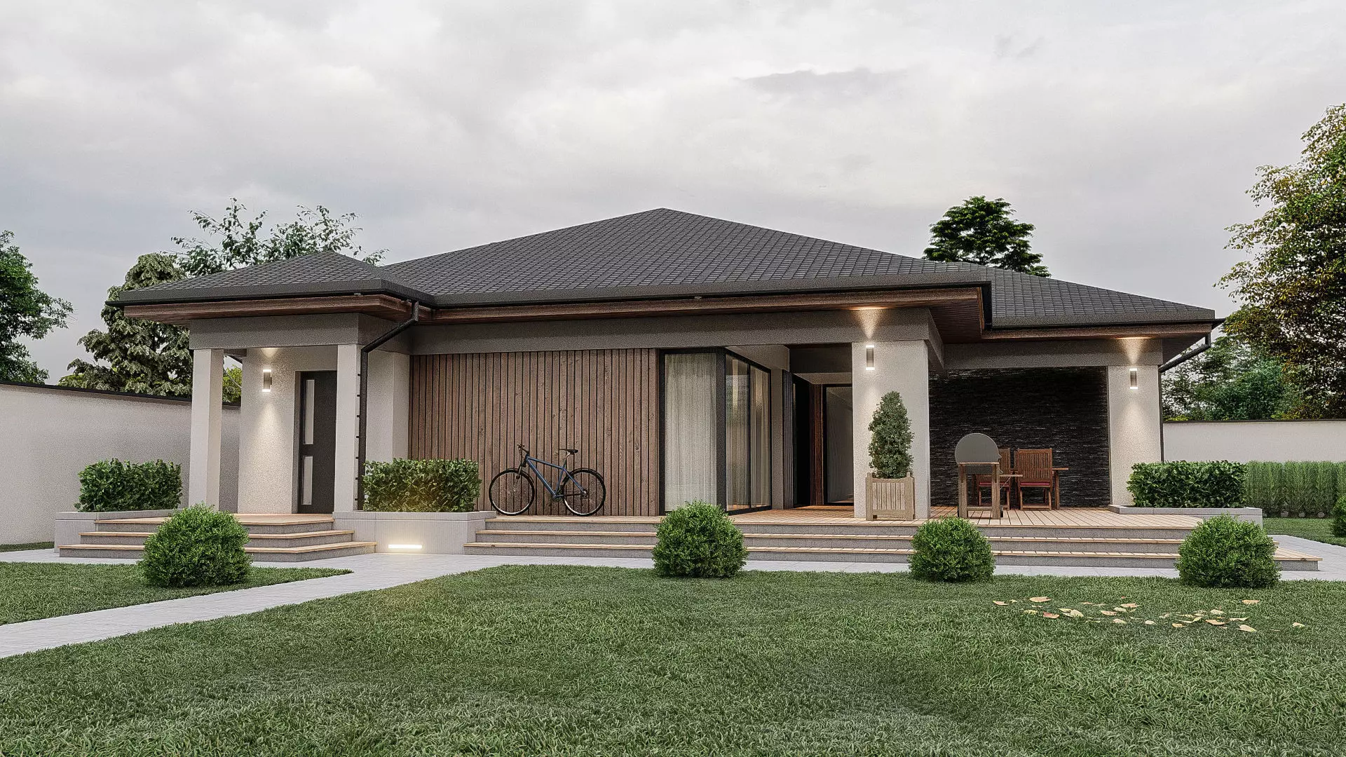 Residential house 3D model_0