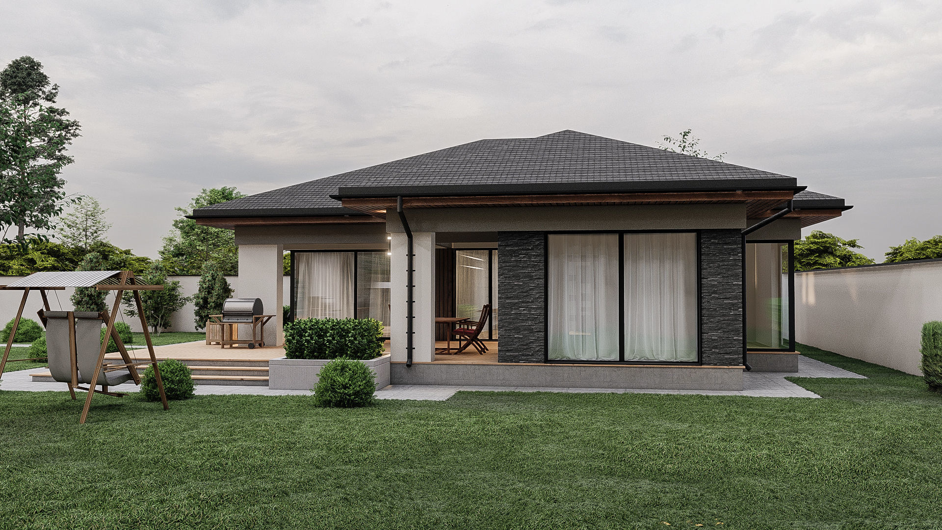 Residential house 3D model_1