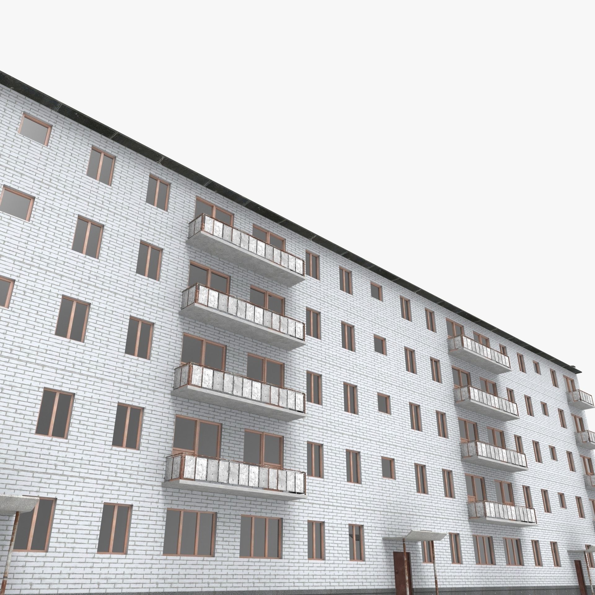 Soviet Khrushchev Low-poly 3D model_5