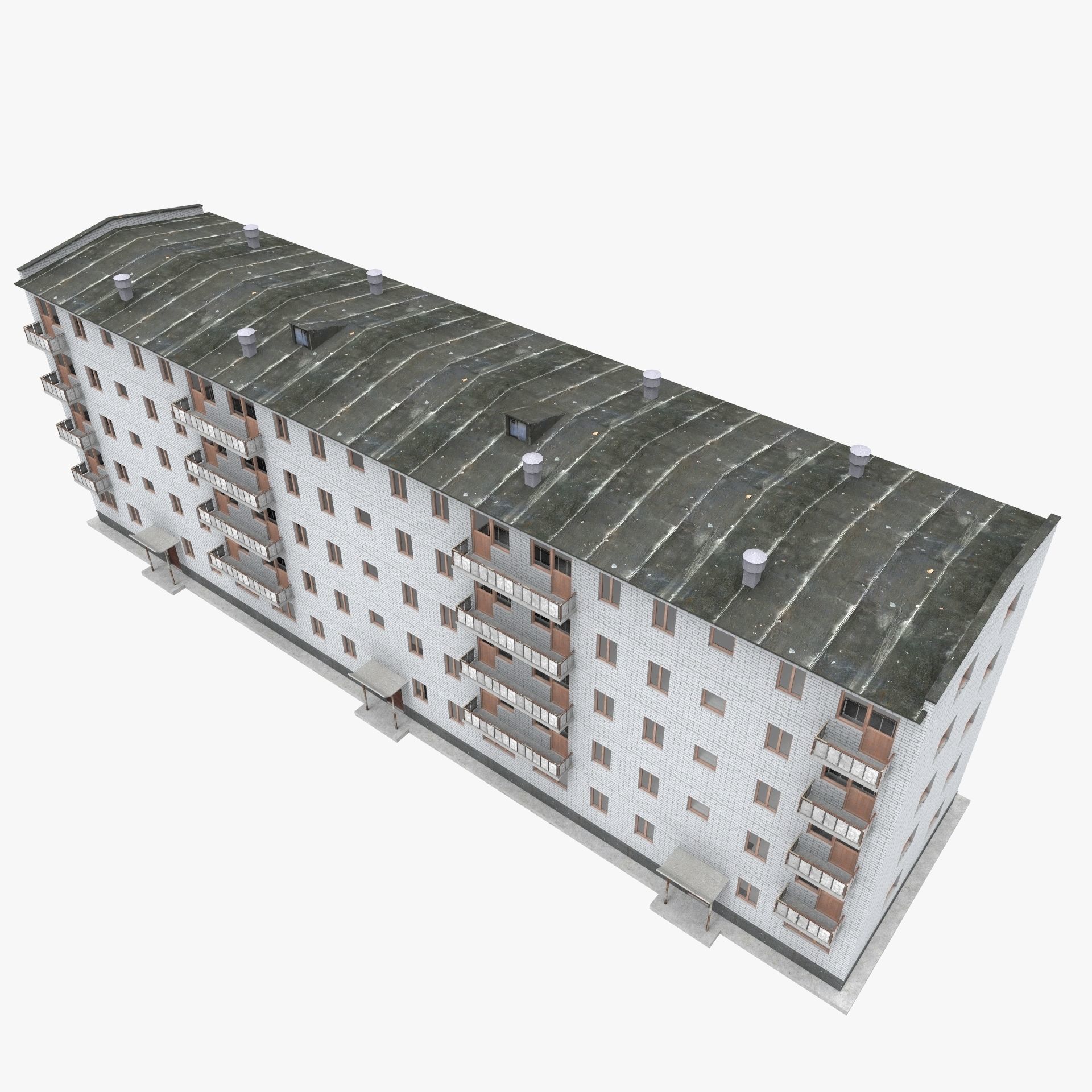 Soviet Khrushchev Low-poly 3D model_2