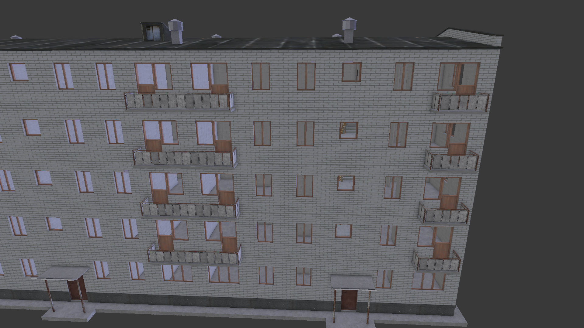 Soviet Khrushchev Low-poly 3D model_7