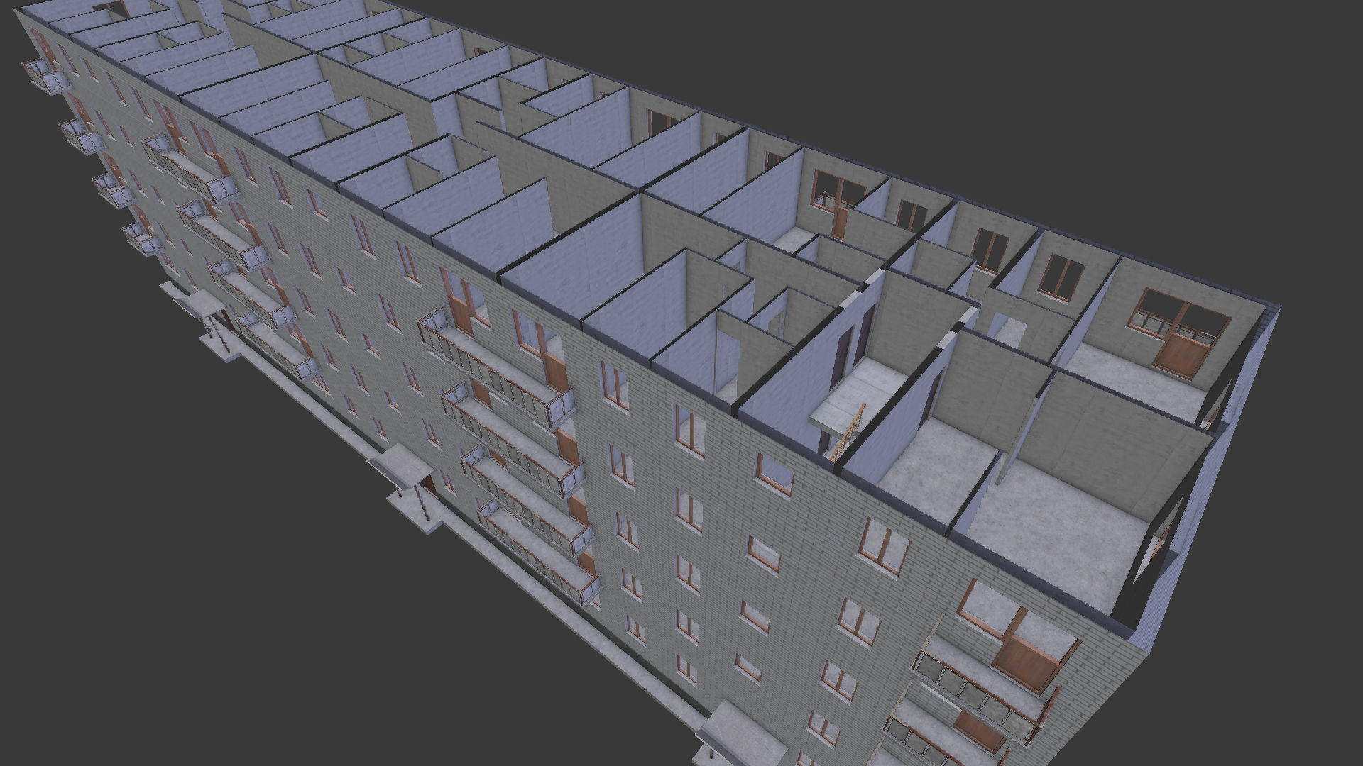 Soviet Khrushchev Low-poly 3D model_10