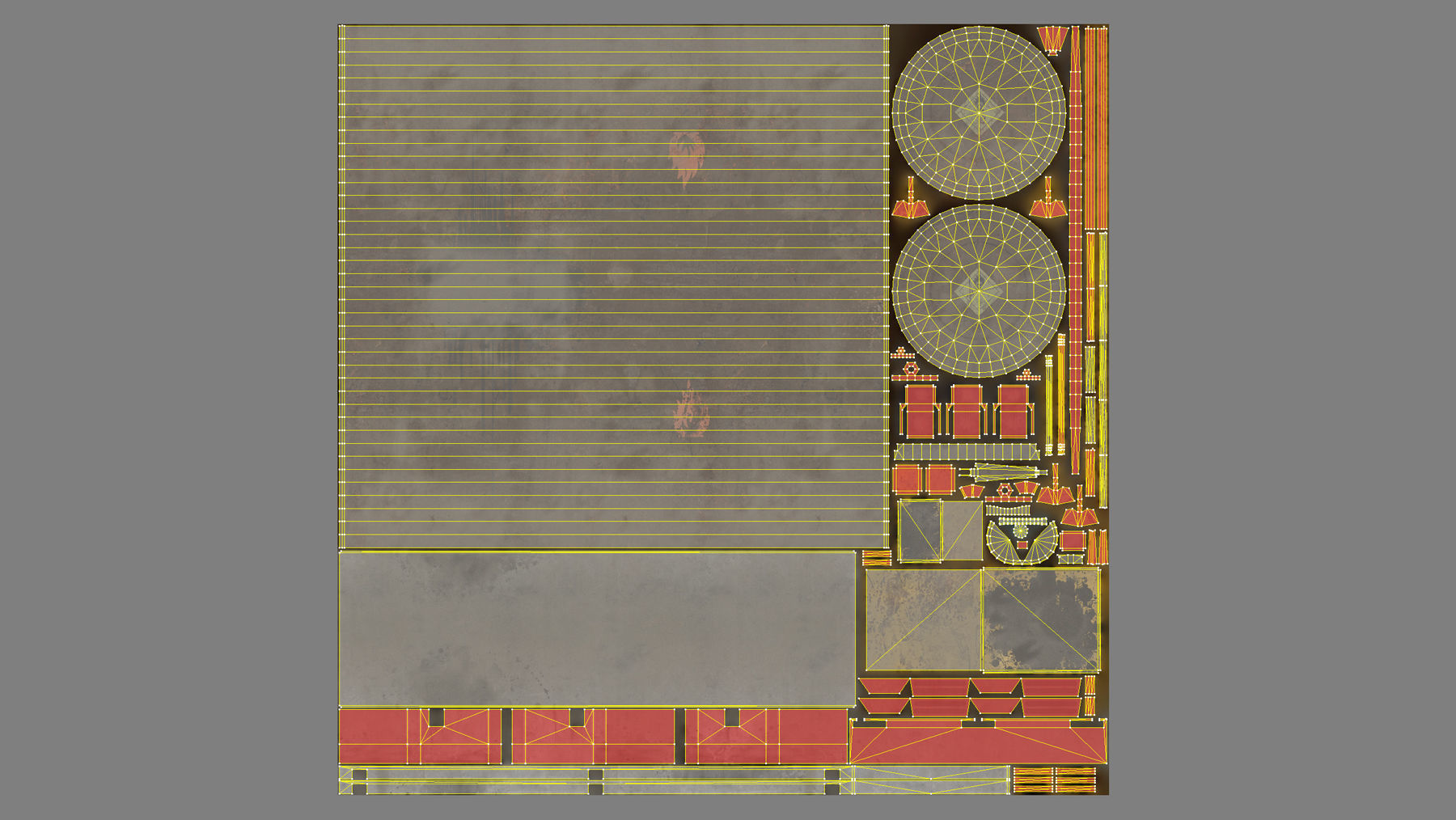 FuelTank 01 Low-poly 3D model_14