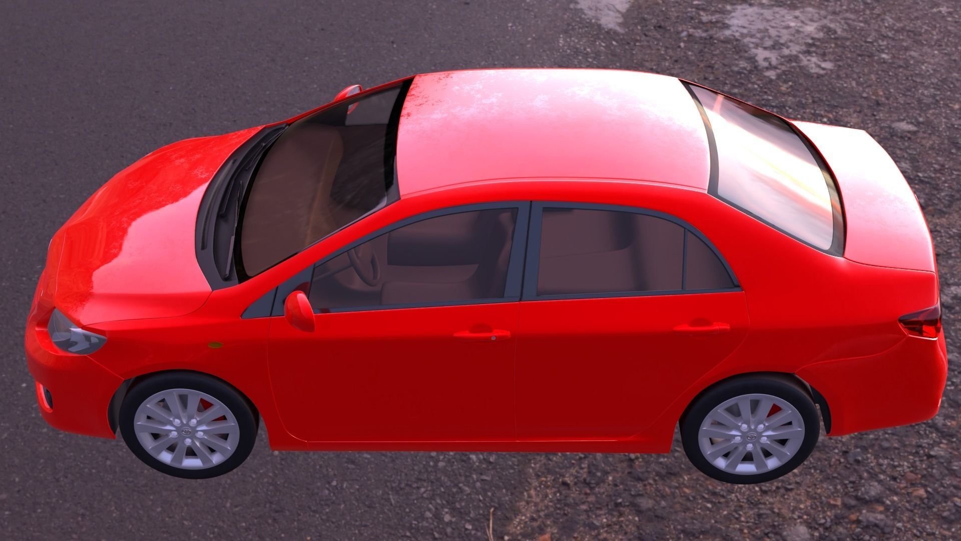Toyota Corolla 2008 3D model_4
