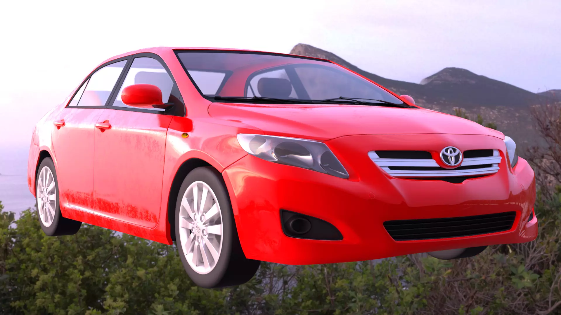 Toyota Corolla 2008 3D model_0