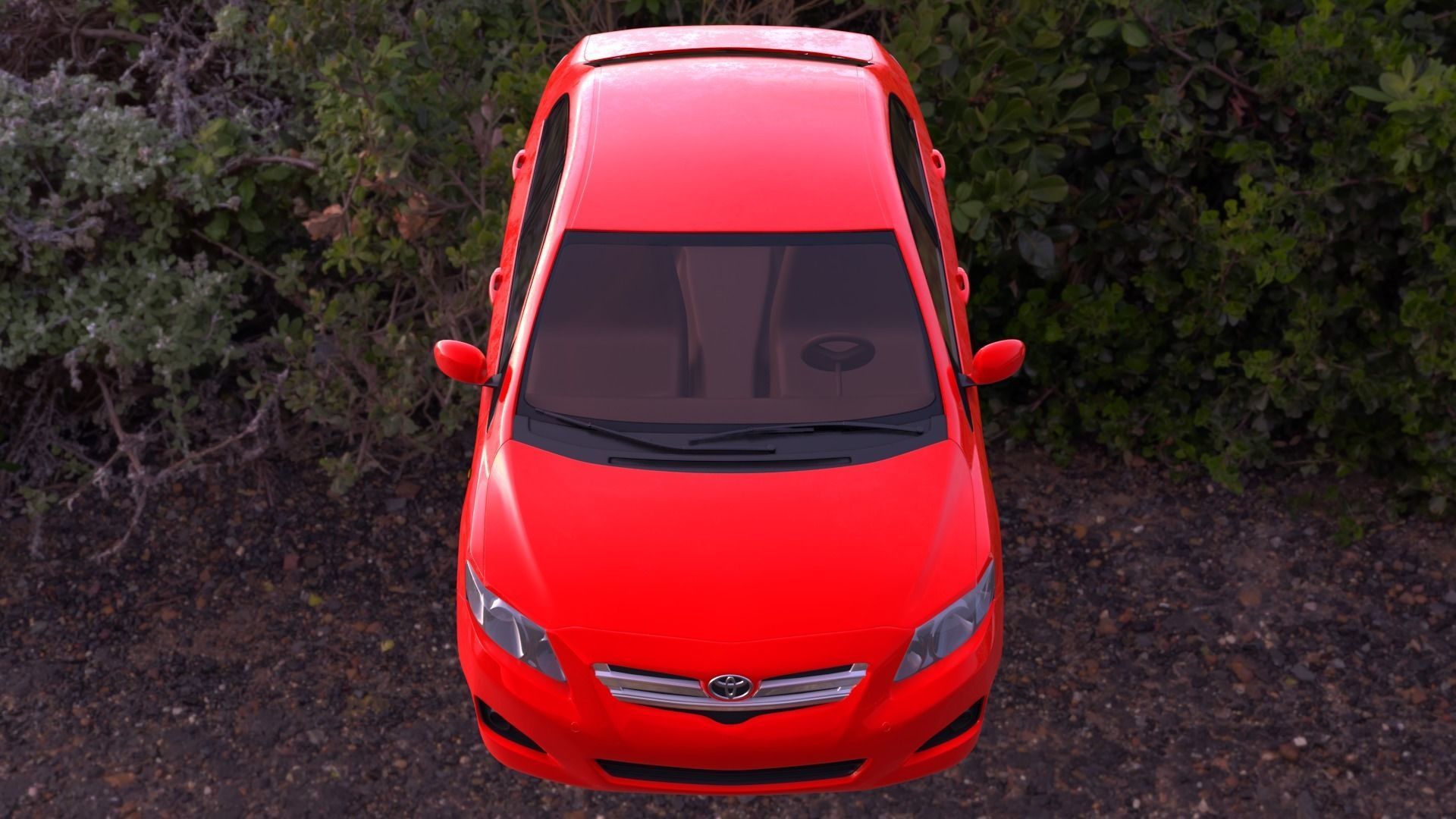 Toyota Corolla 2008 3D model_6