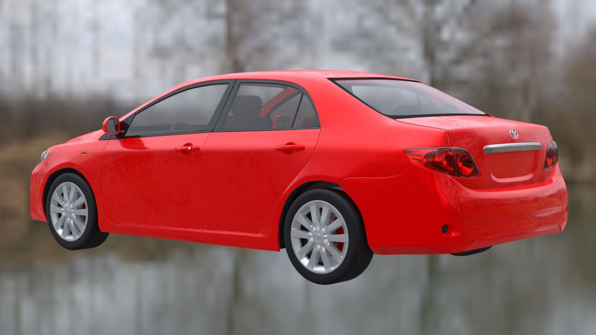 Toyota Corolla 2008 3D model_11