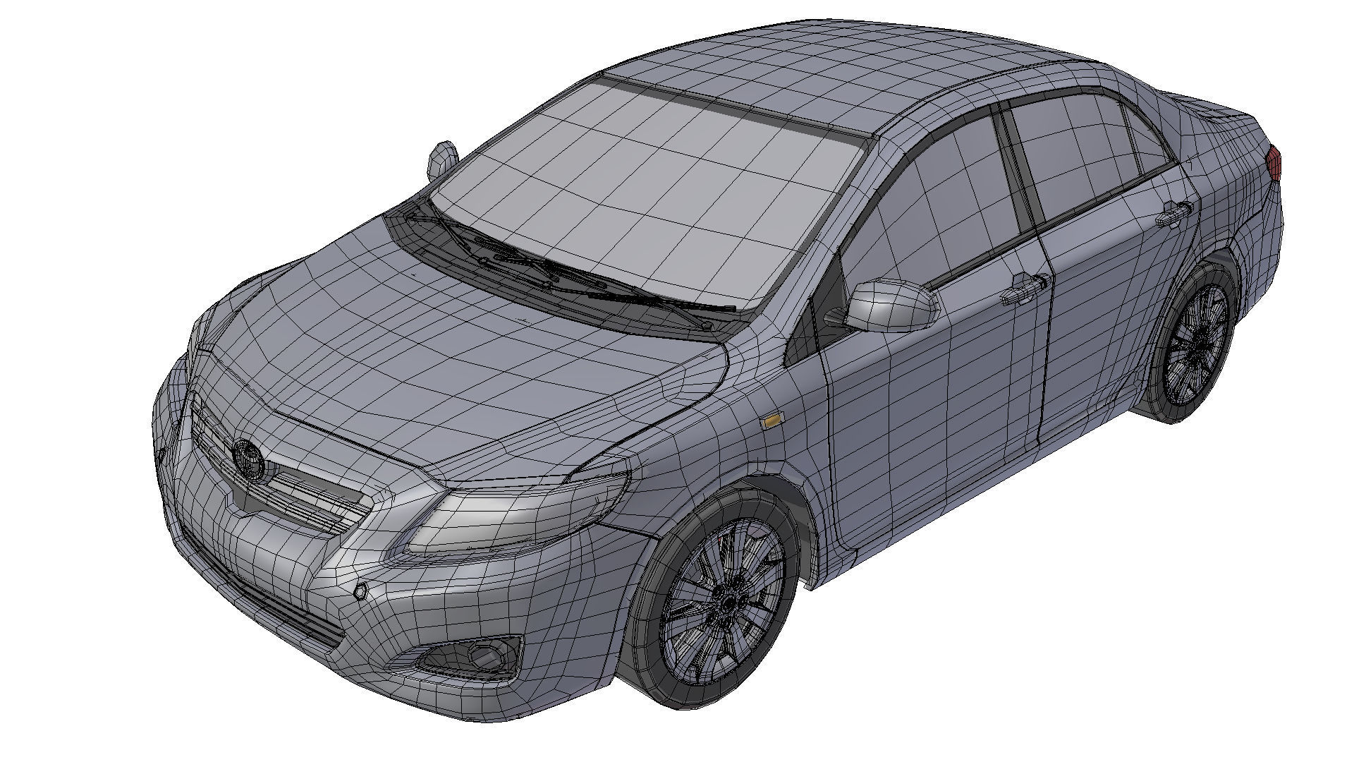 Toyota Corolla 2008 3D model_15