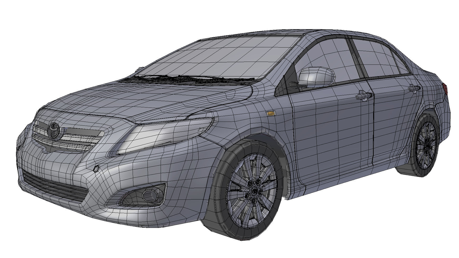 Toyota Corolla 2008 3D model_18