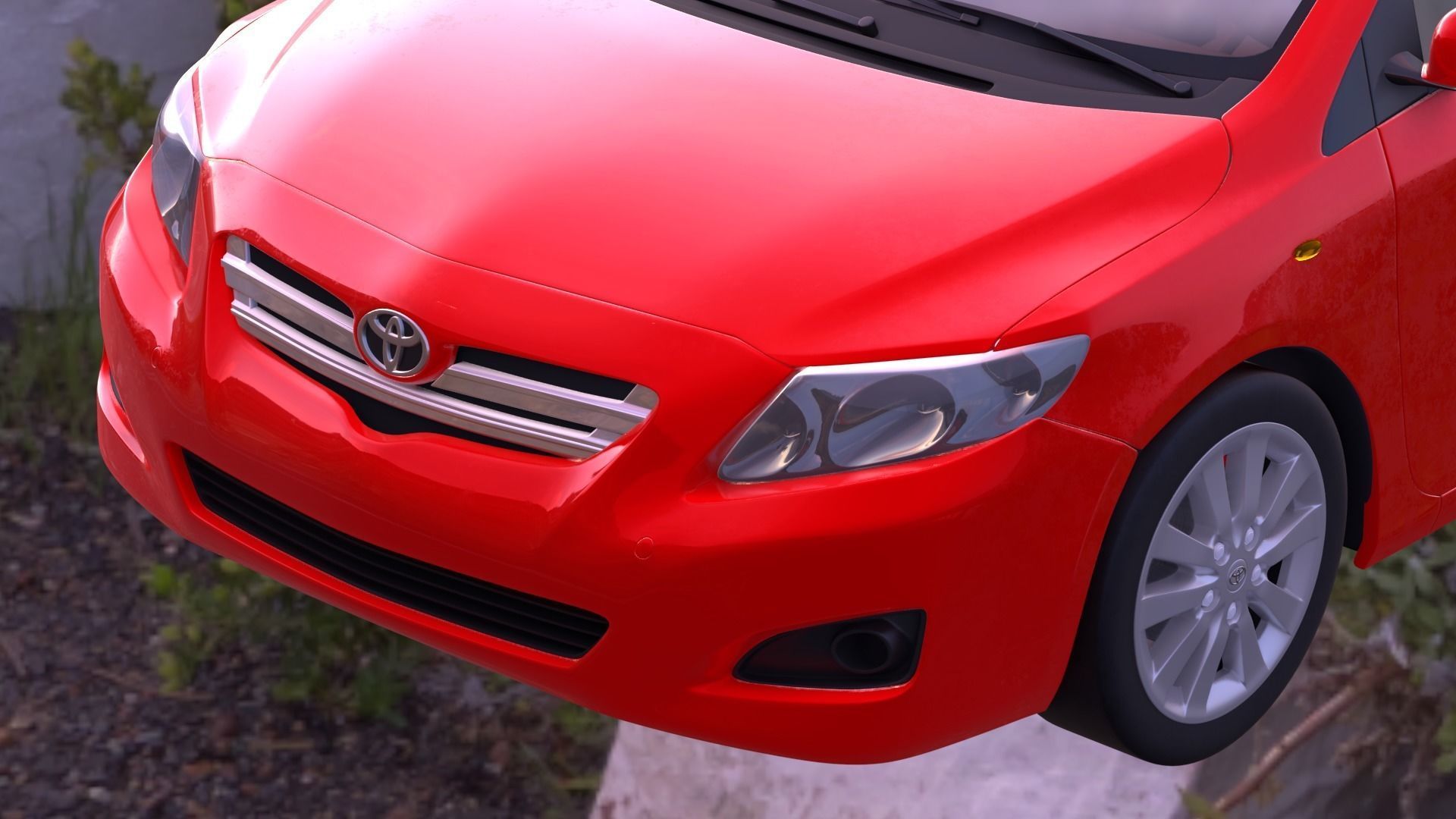 Toyota Corolla 2008 3D model_12