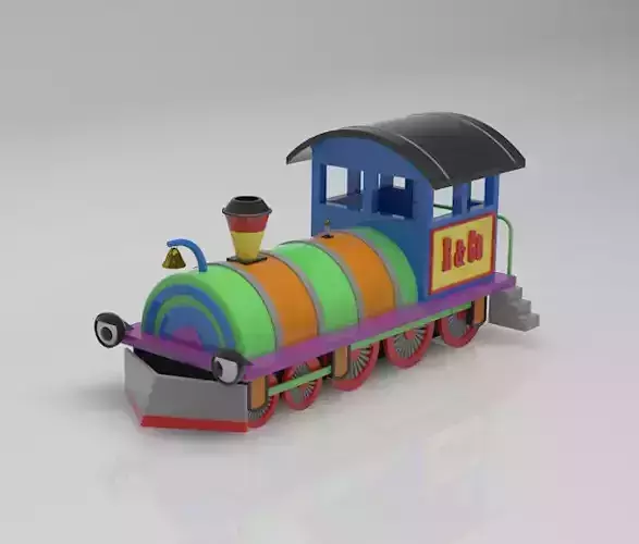 Locomotive colorful toy train