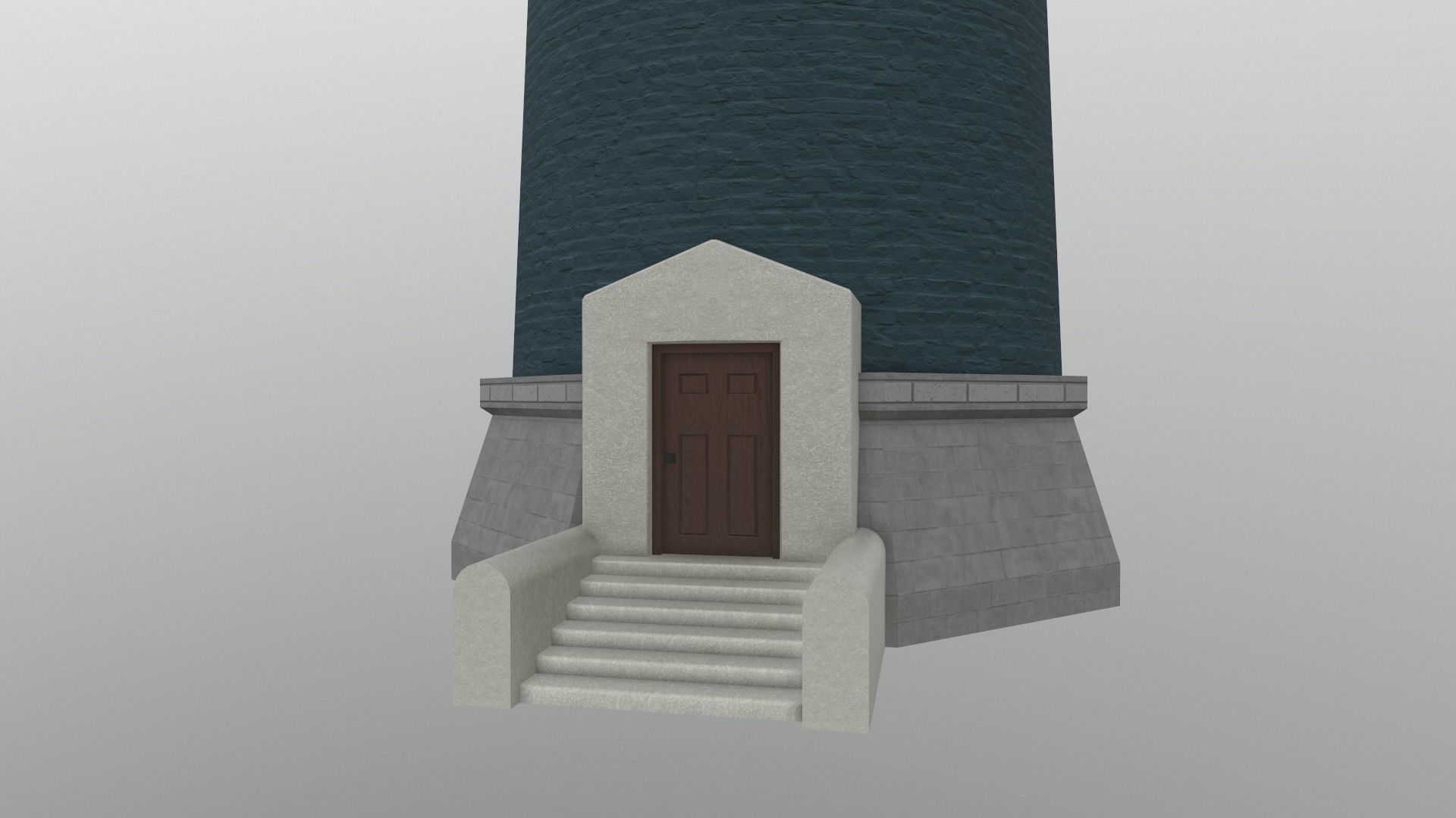 Abandoned Lighthouse Low-poly 3D model_2