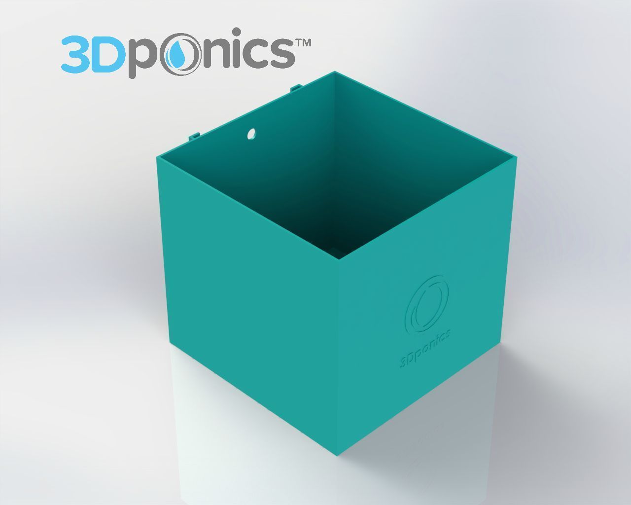 Reservoir - 3Dponics Herb Garden Free 3D print model_1