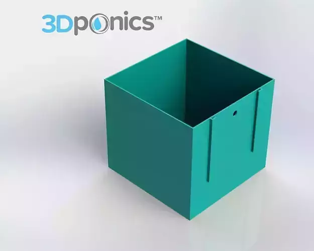 Reservoir - 3Dponics Herb Garden Free 3D print model