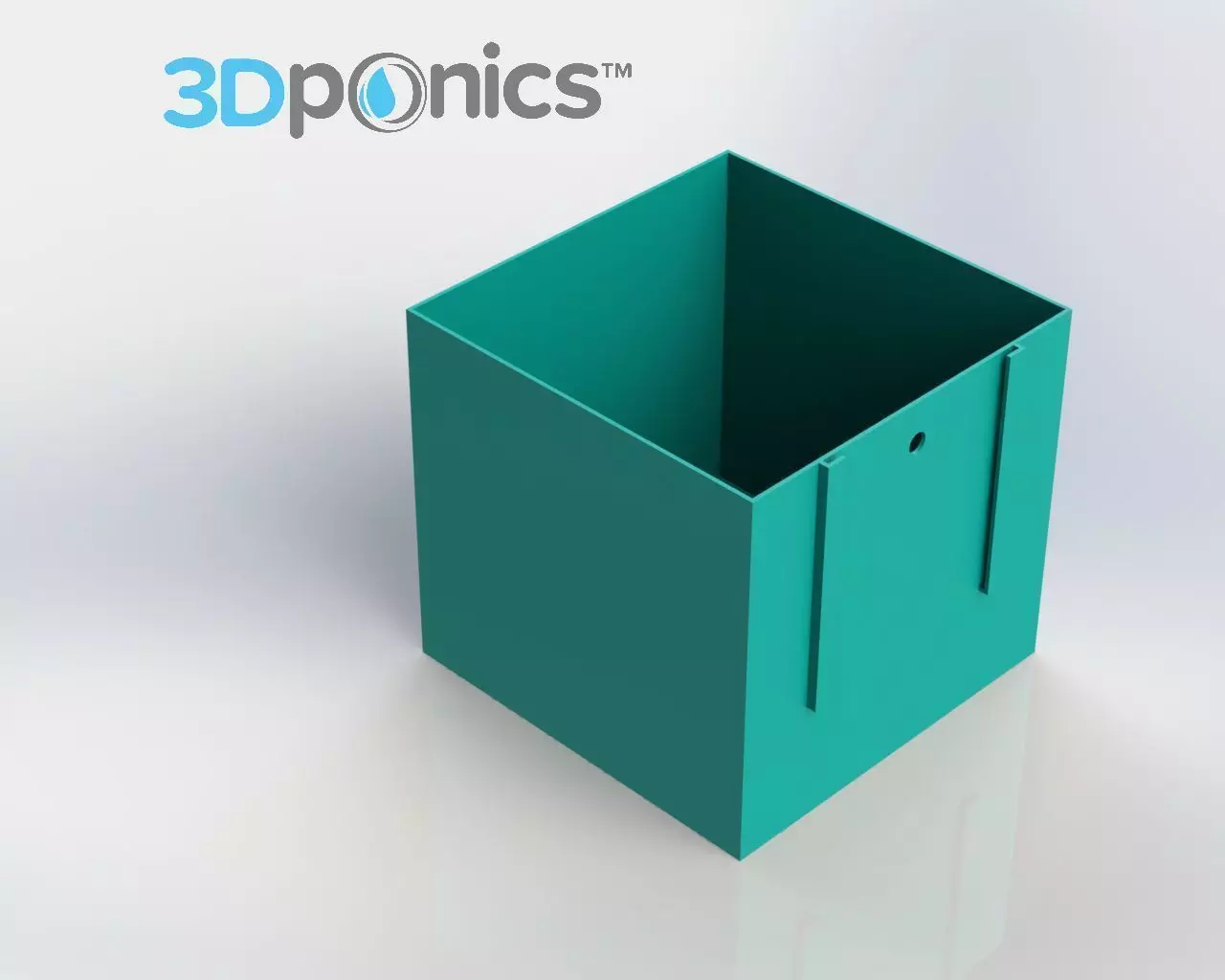 Reservoir - 3Dponics Herb Garden Free 3D print model_0