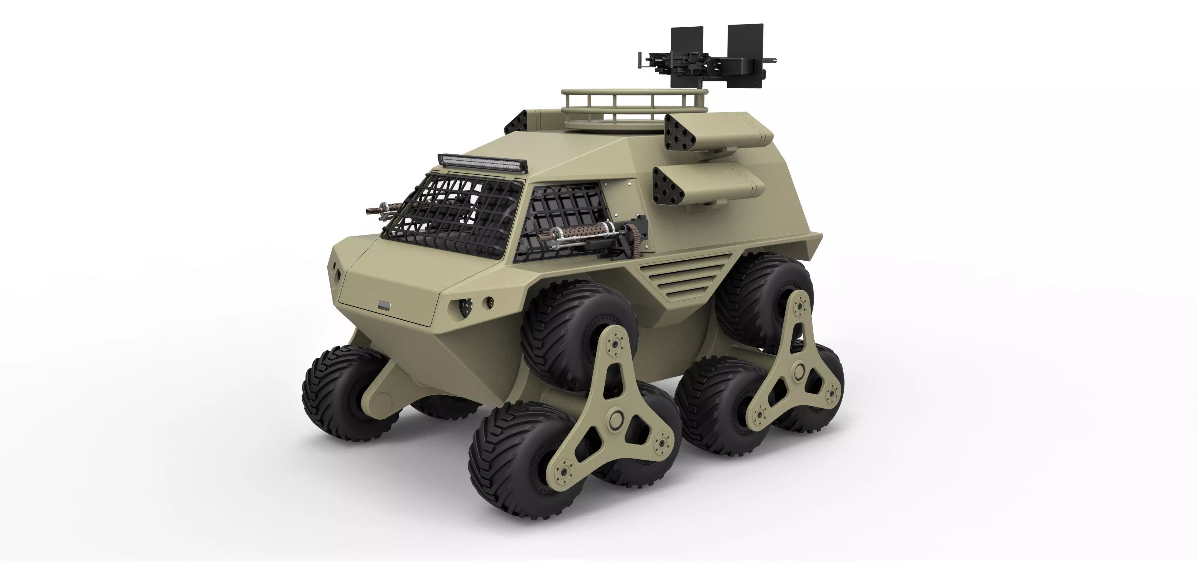 Concept truck for zombie apocalypses 3D model