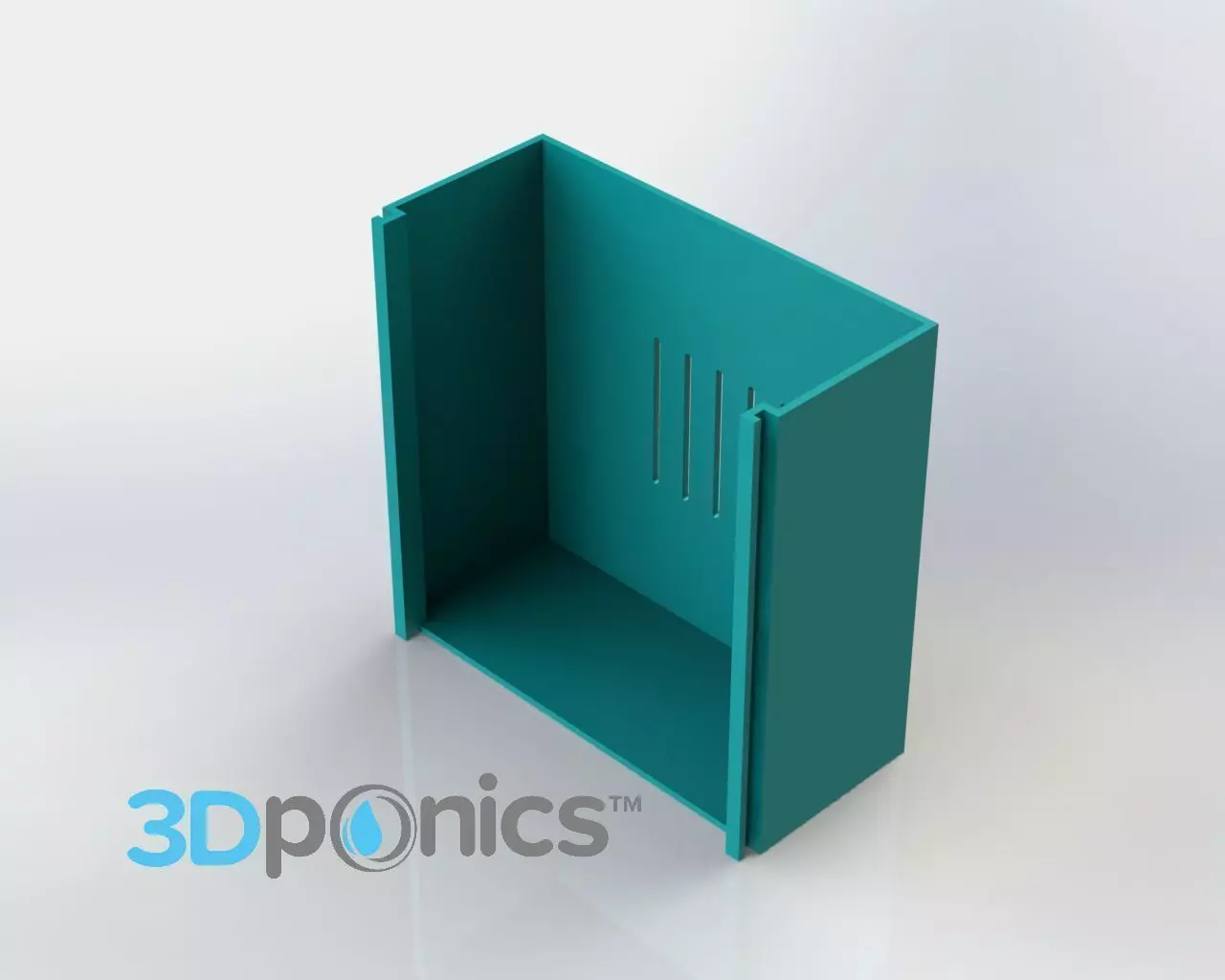 Pump Mount - 3Dponics Herb Garden Free 3D print model_0