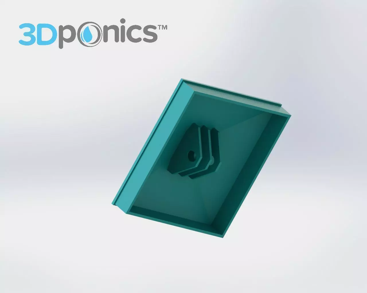 Top Cap - 3Dponics Herb Garden Free 3D print model_0