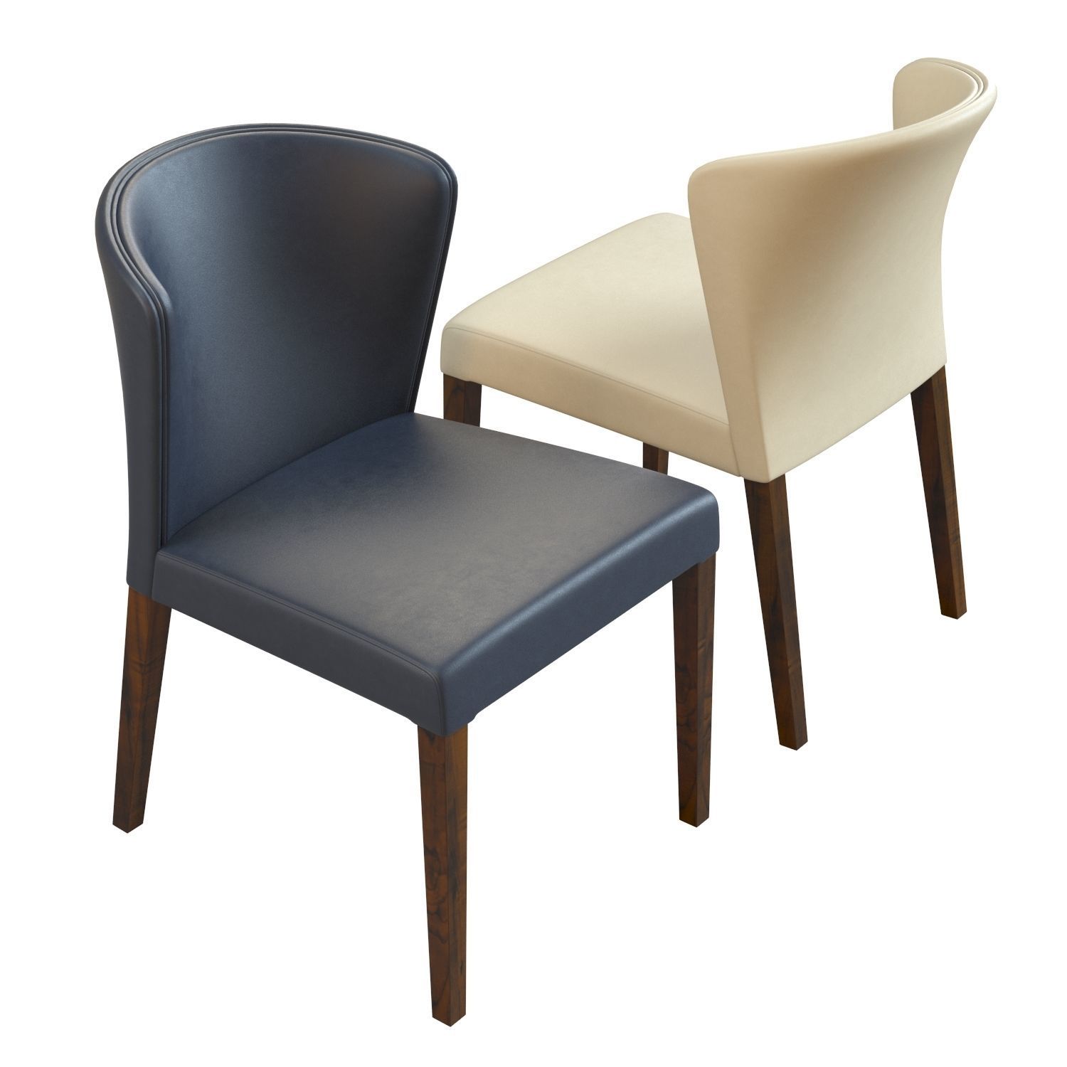 Crate and Barrel - Curran Dining Chair 3D model_4