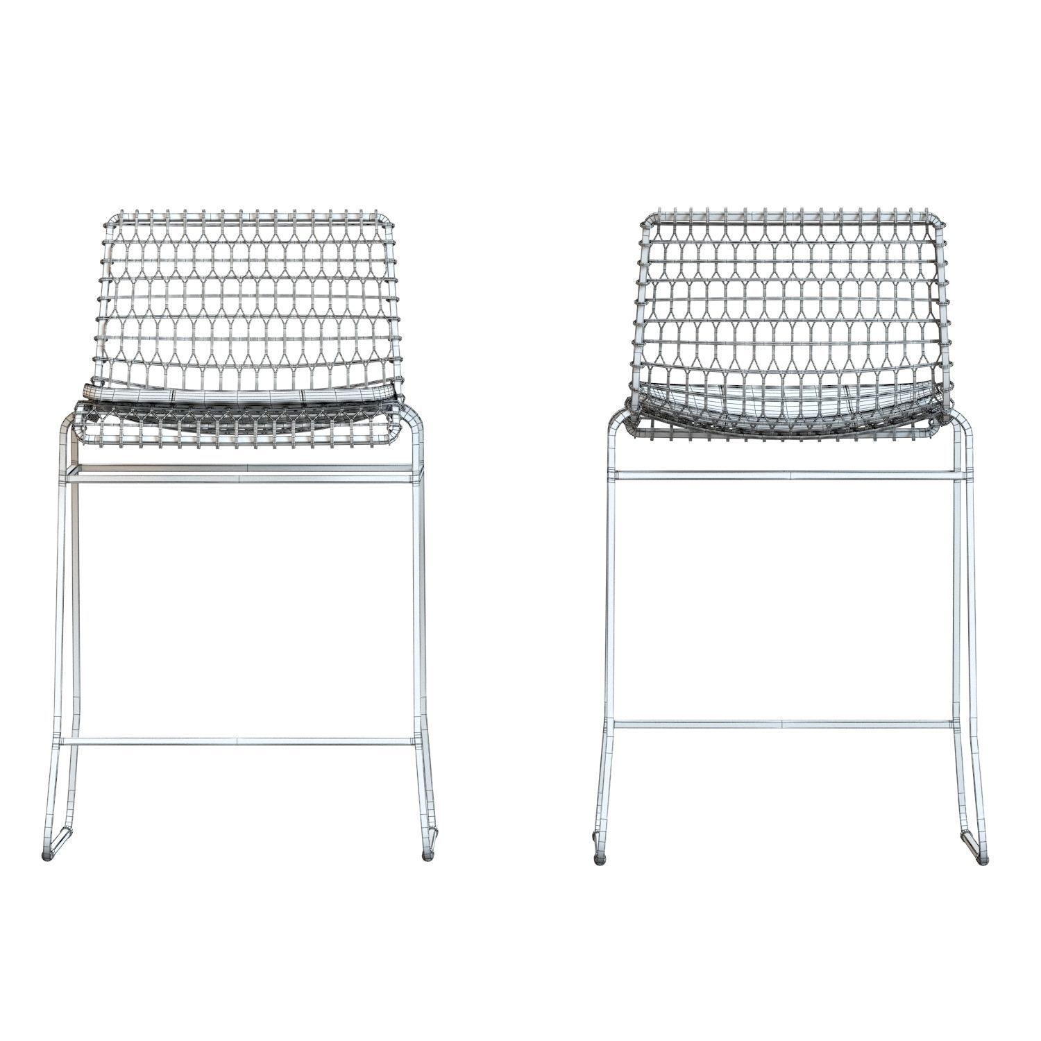 Crate and Barrel - Tig Counter Stool 3D model_5