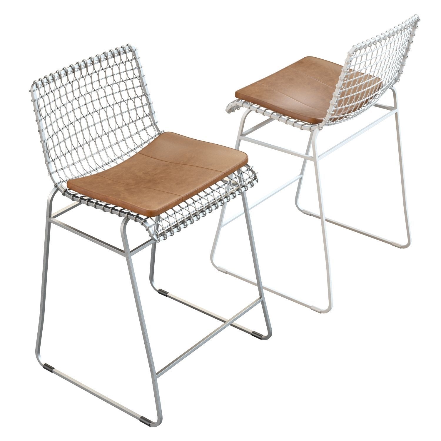 Crate and Barrel - Tig Counter Stool 3D model_2