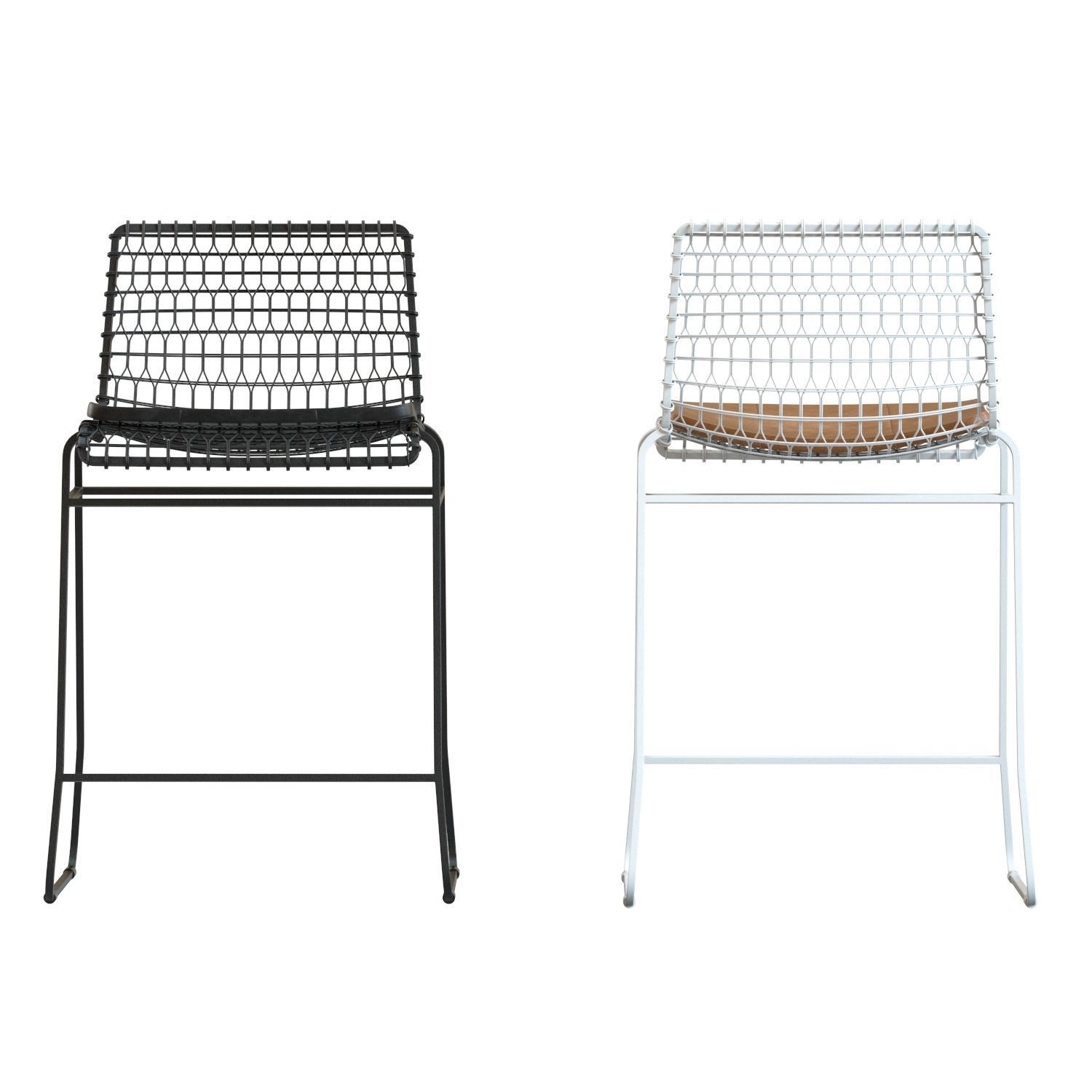 Crate and Barrel - Tig Counter Stool 3D model_4