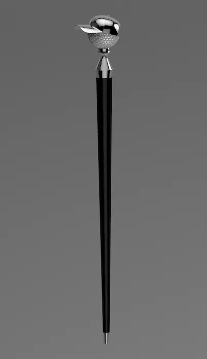 Luxury Cane - Golf Ball 3D model
