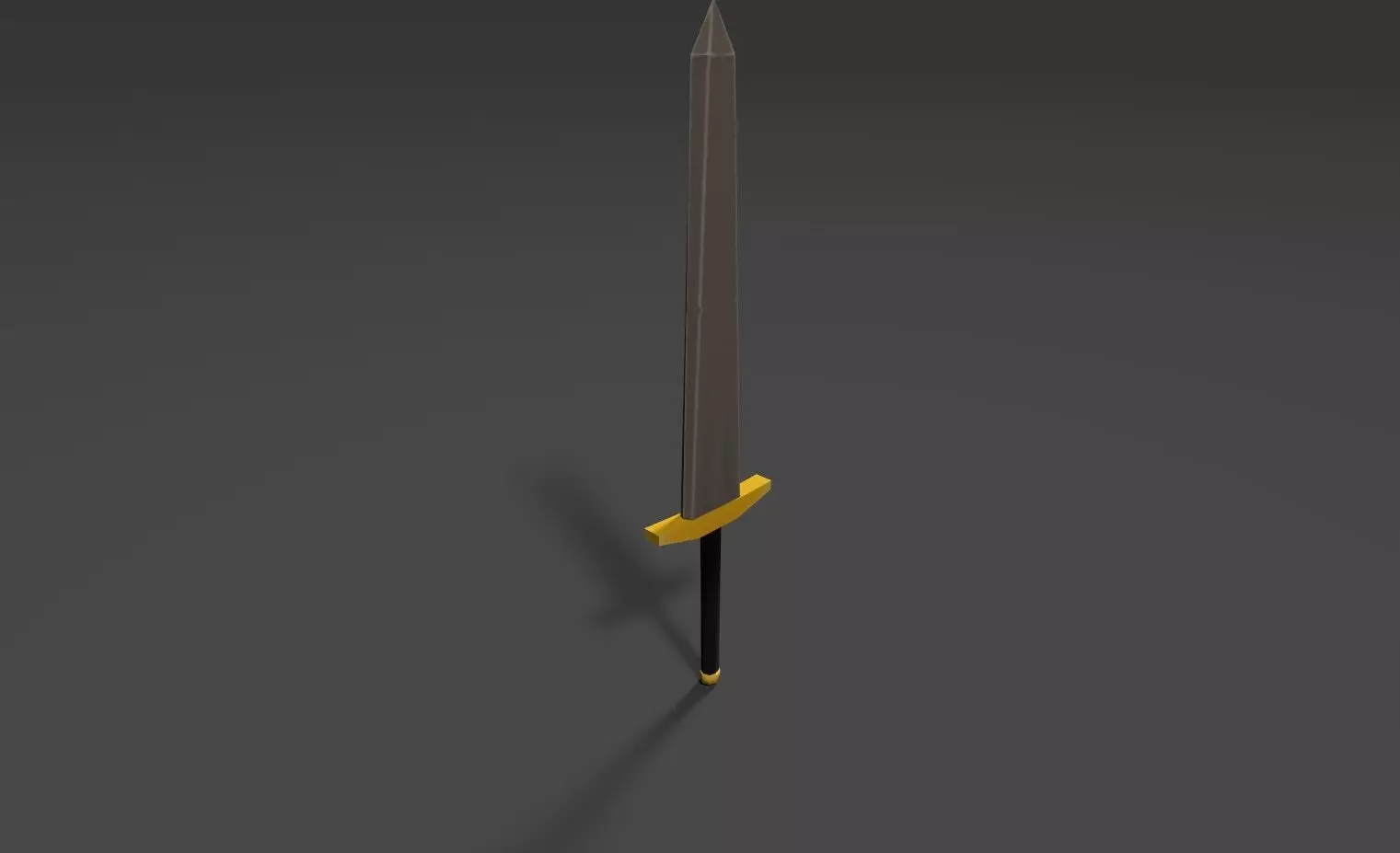 Swords sword Low-poly 3D model_0