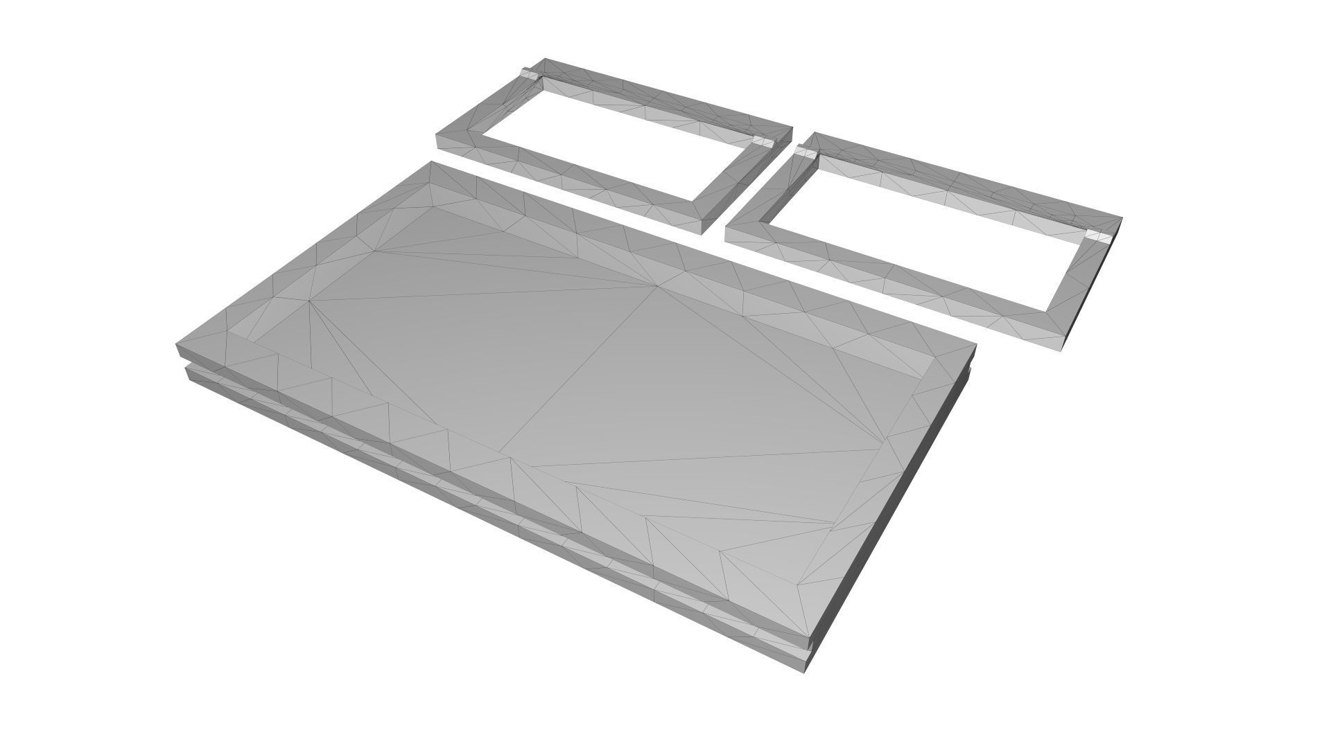 Center Table with 3 Different Sizes 3D print model_6