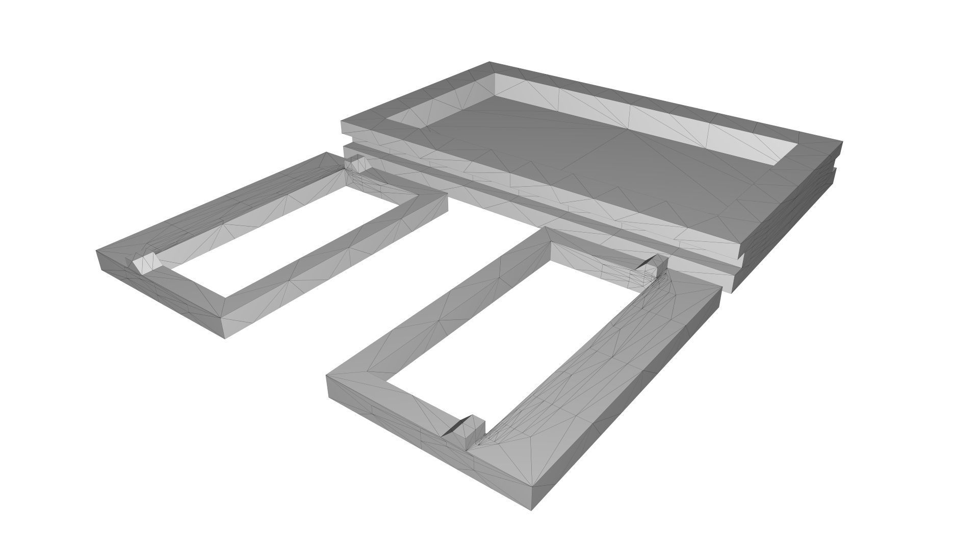 Center Table with 3 Different Sizes 3D print model_8