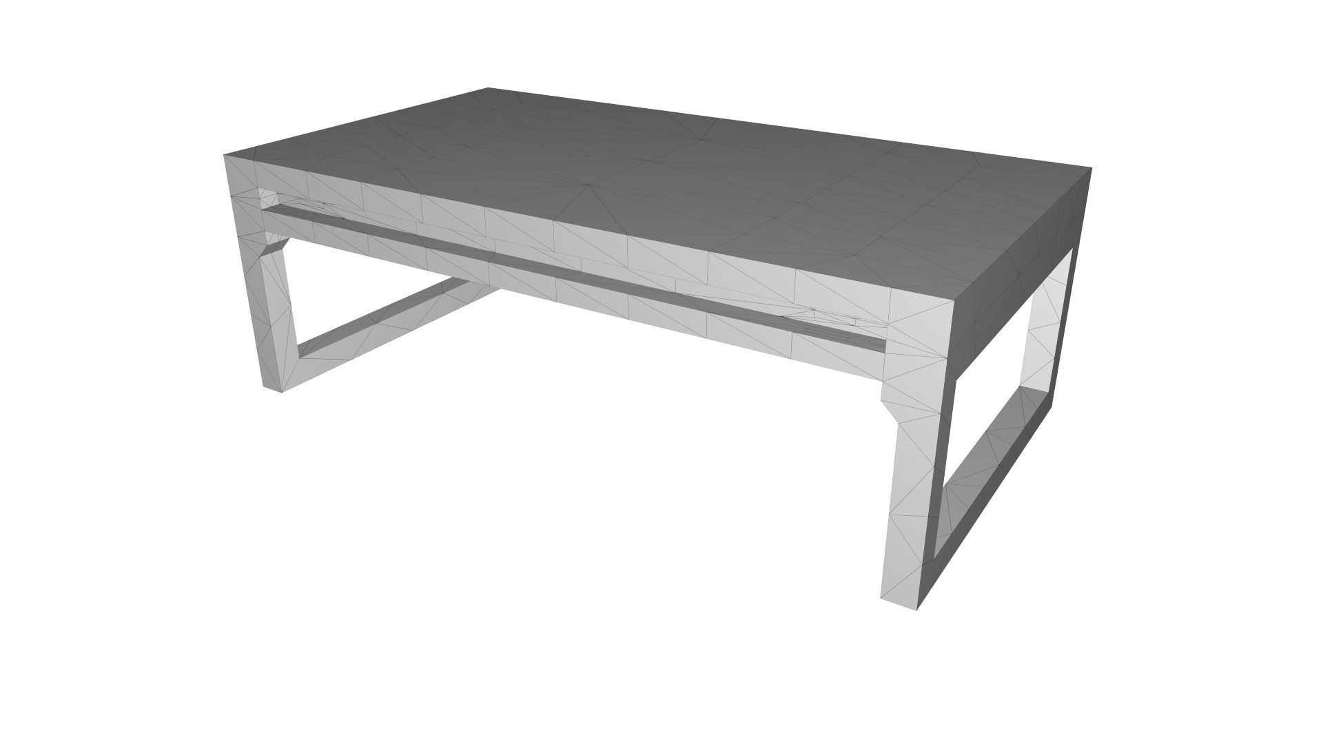 Center Table with 3 Different Sizes 3D print model_7