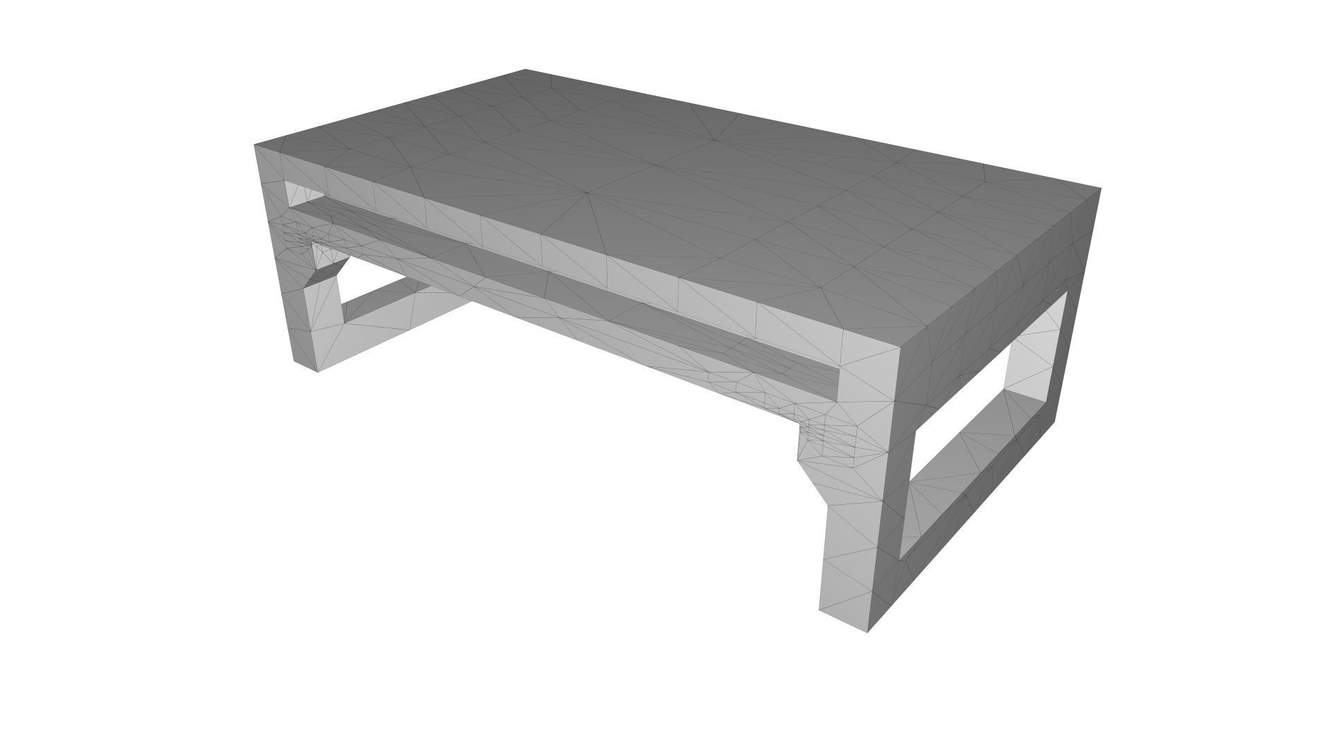 Center Table with 3 Different Sizes 3D print model_3