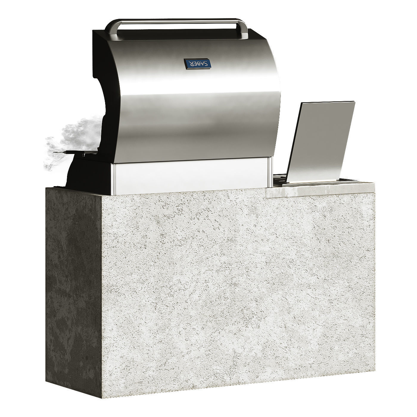 Saber Grill 3D model_3