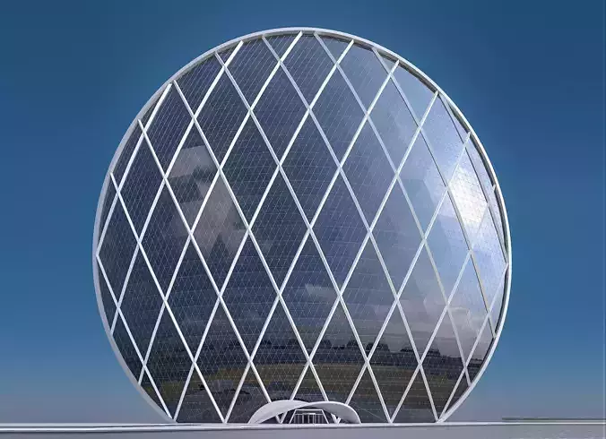 Aldar Headquarters Building Low-poly 3D model