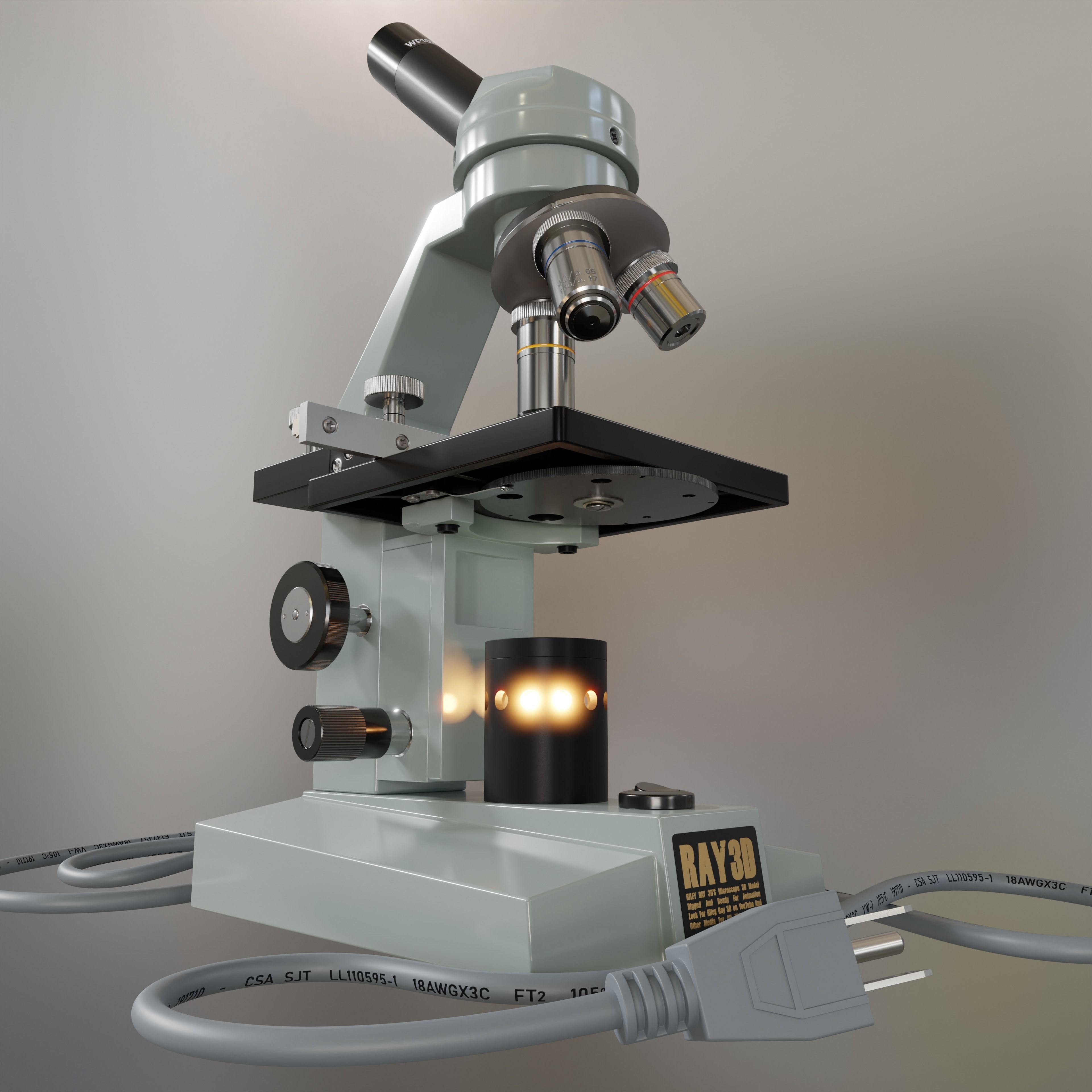 Microscope 3D model_8