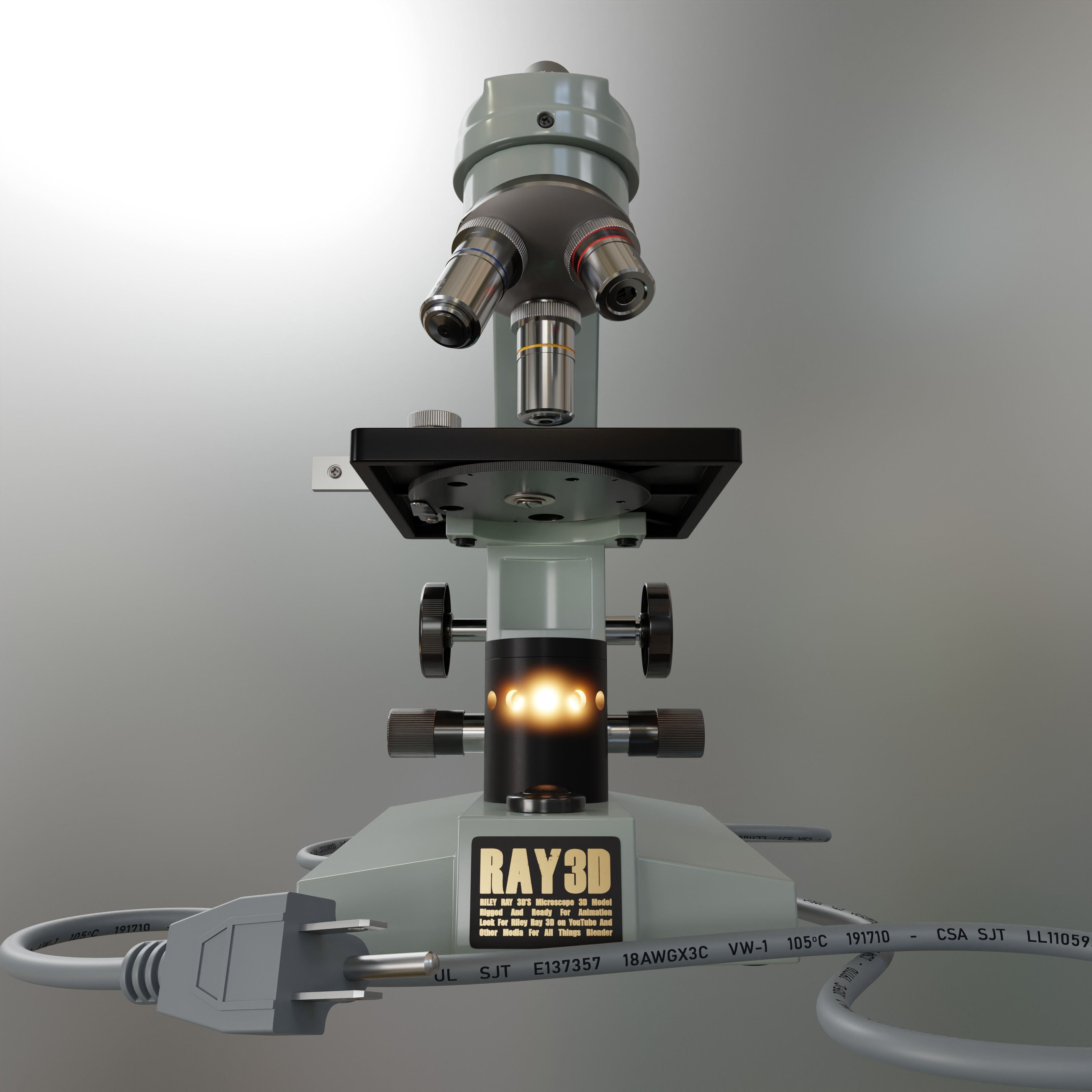 Microscope 3D model_9