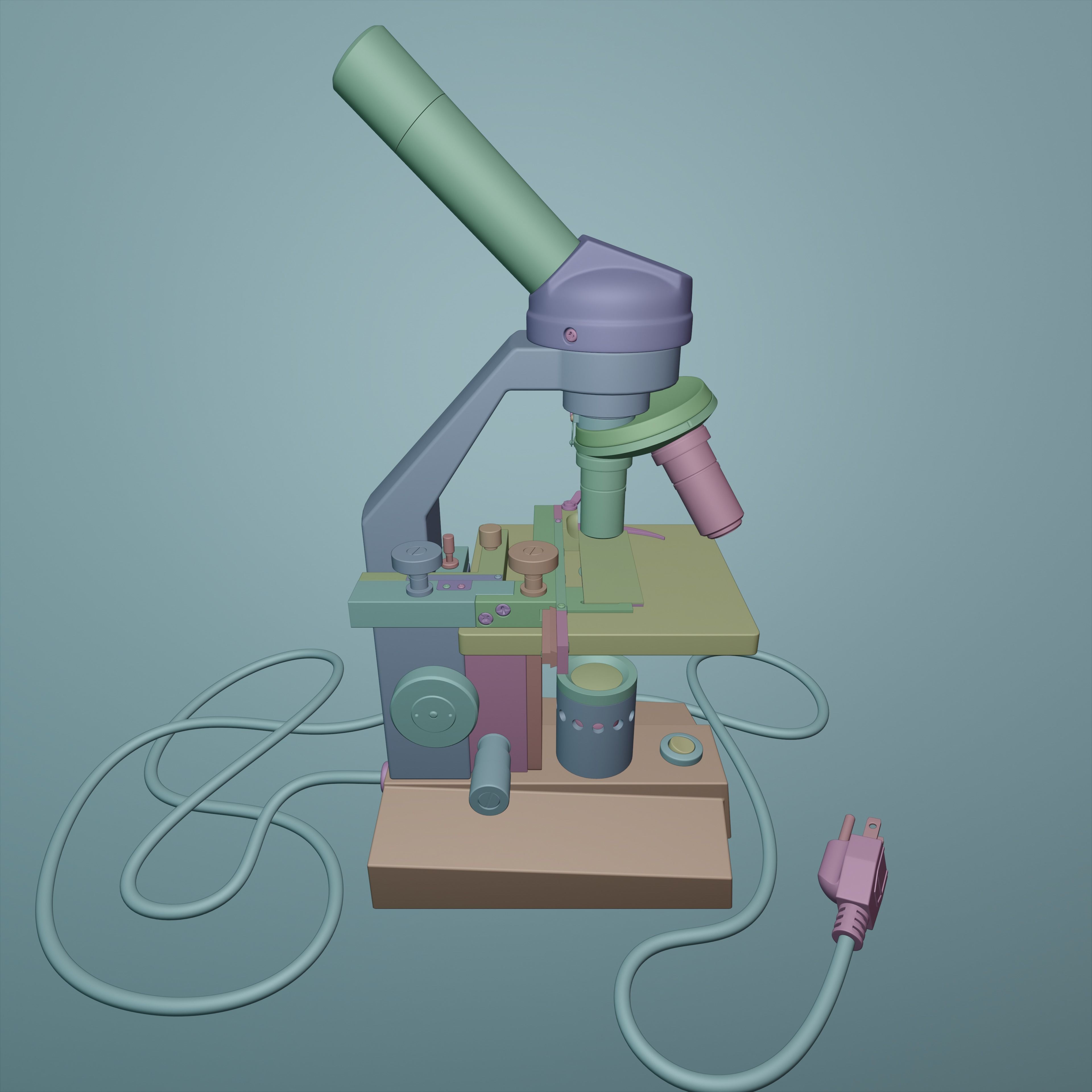 Microscope 3D model_32