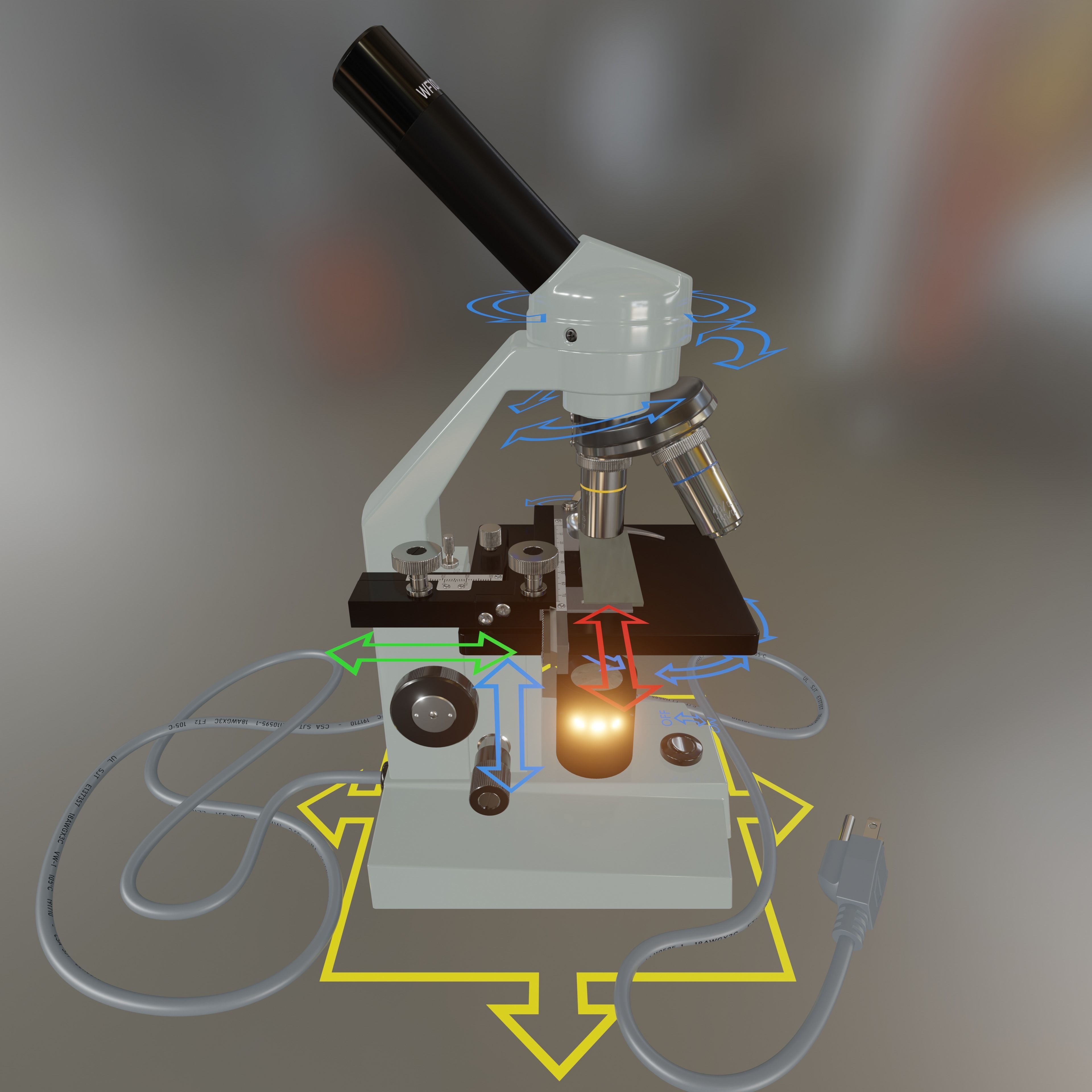 Microscope 3D model_15