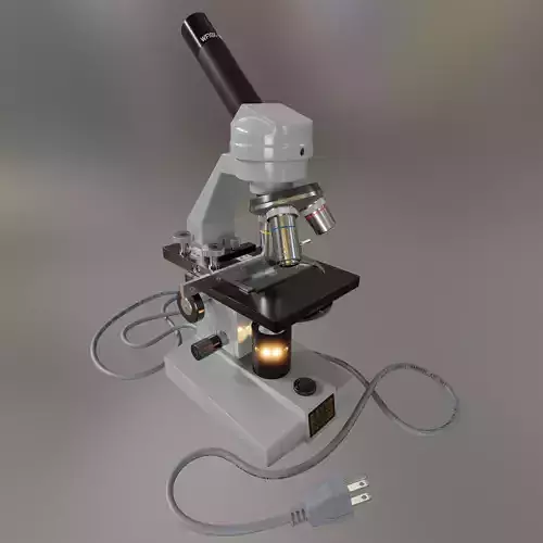 Microscope 3D model