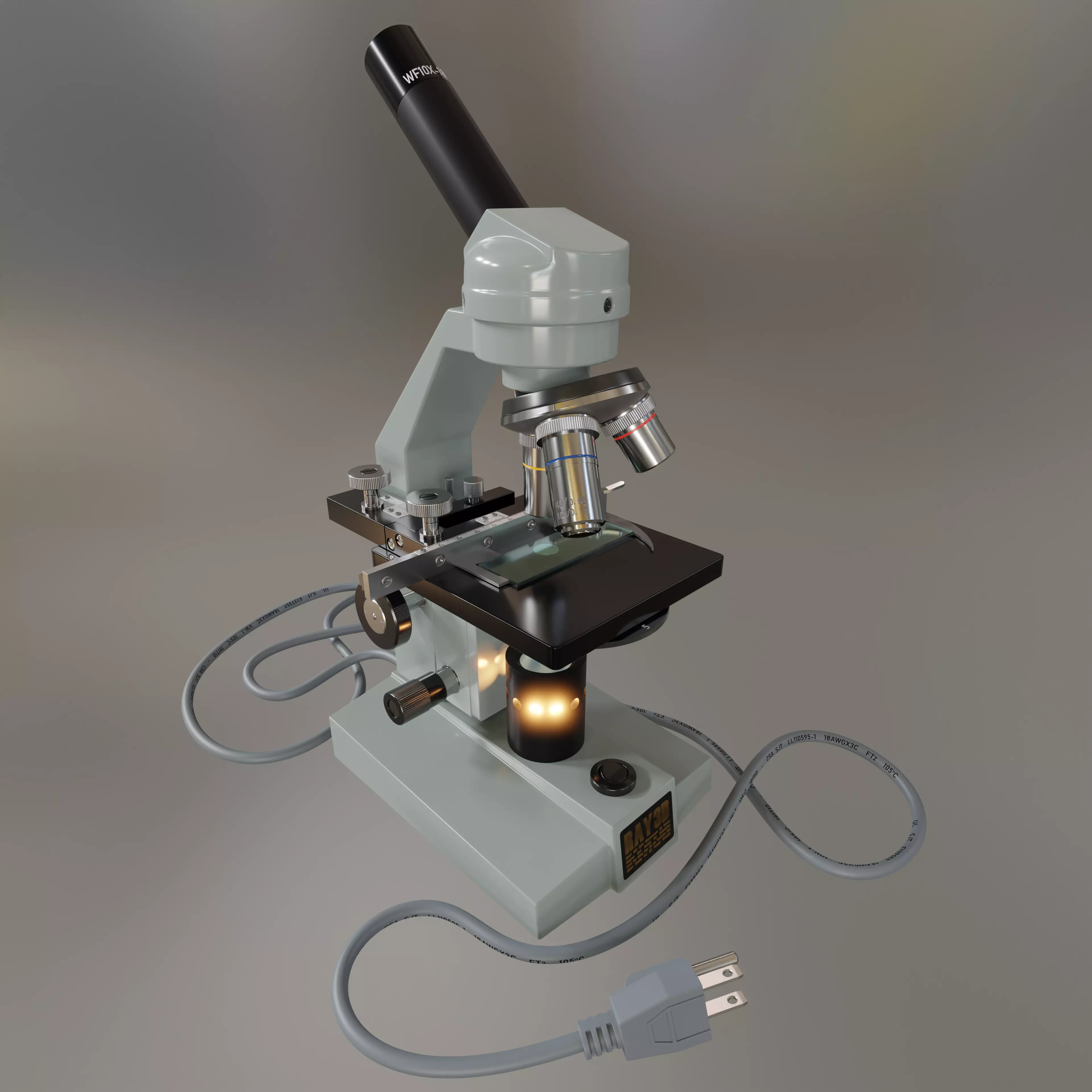 Microscope 3D model_0