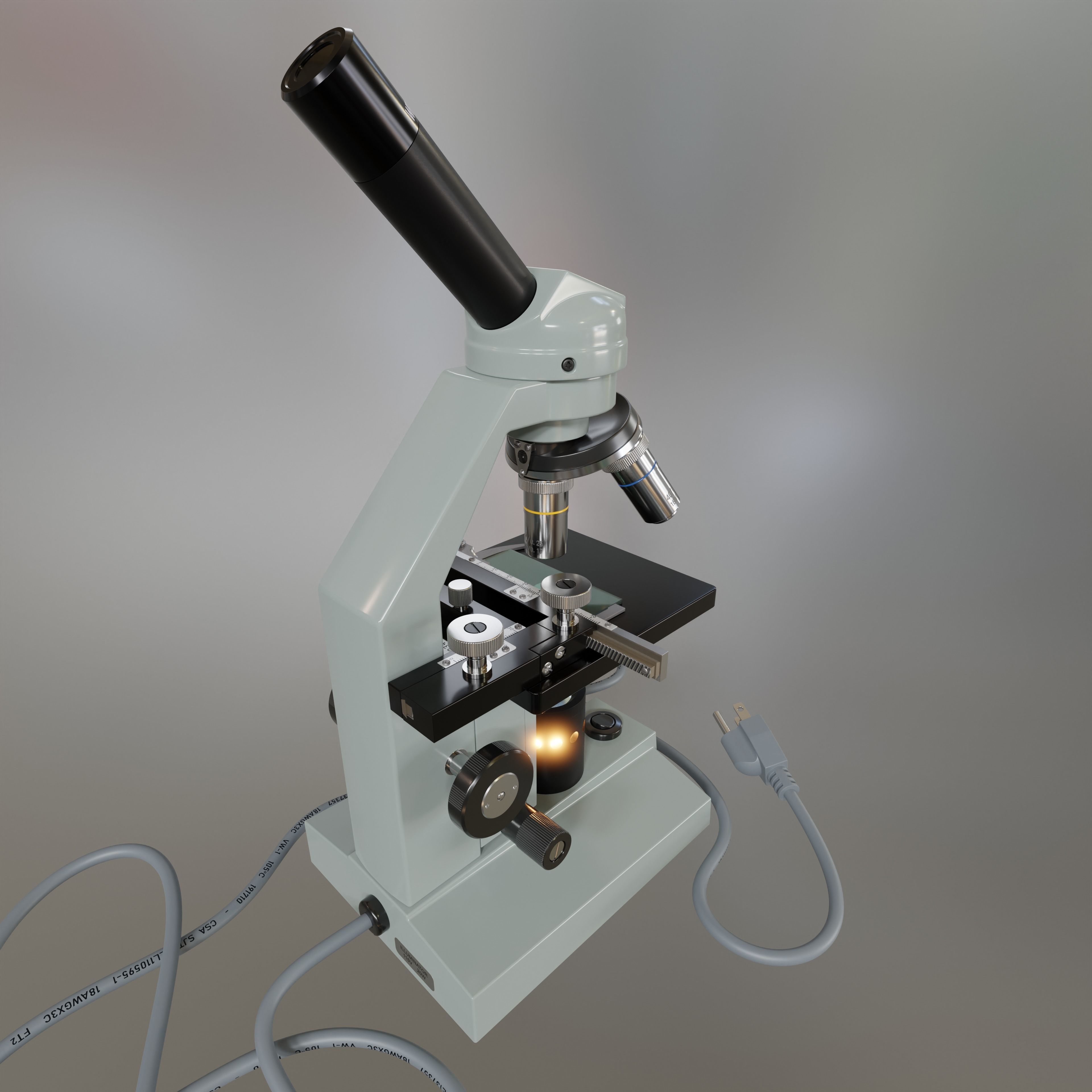 Microscope 3D model_6