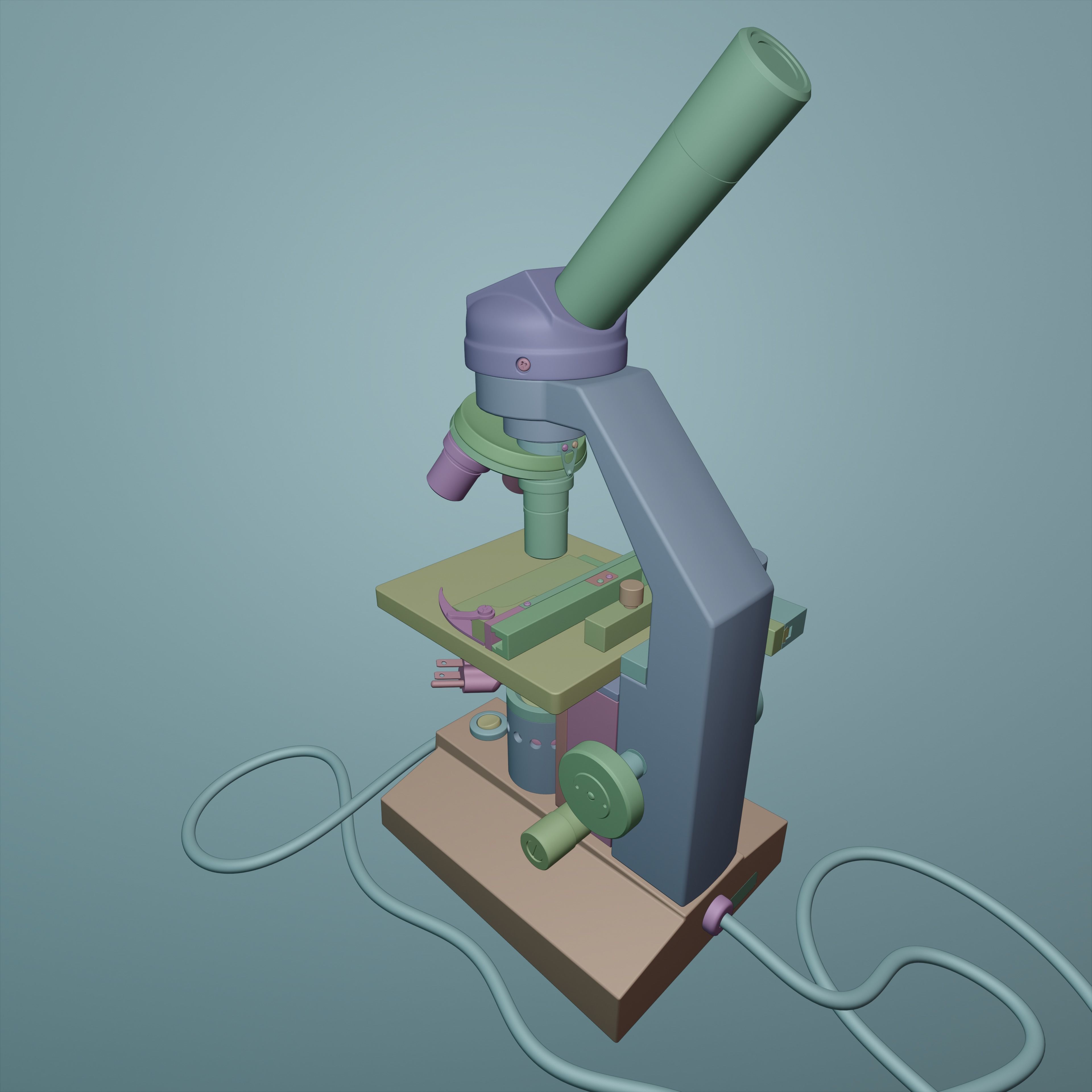 Microscope 3D model_30