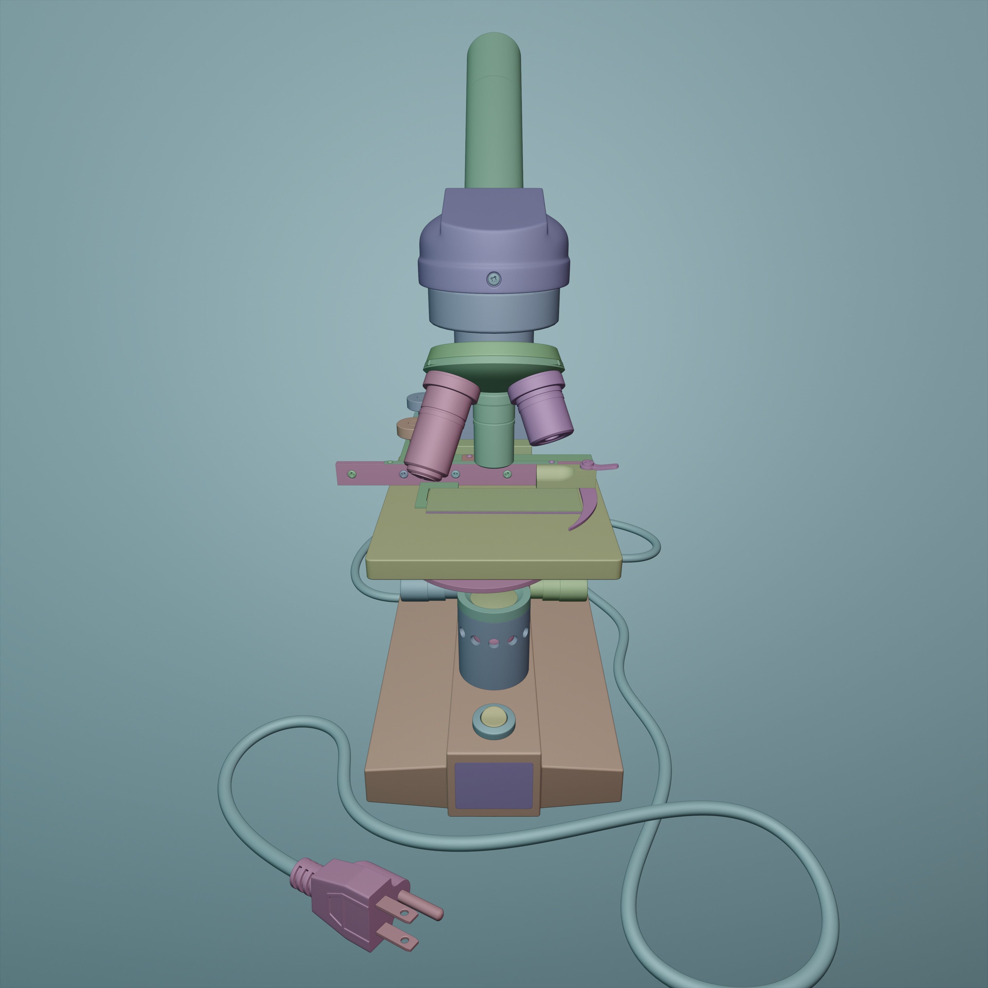 Microscope 3D model_27
